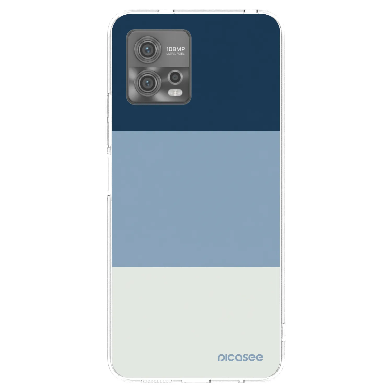 Picasee silikonski prozorni ovitek za Motorola Moto G72 - Coastal Blue