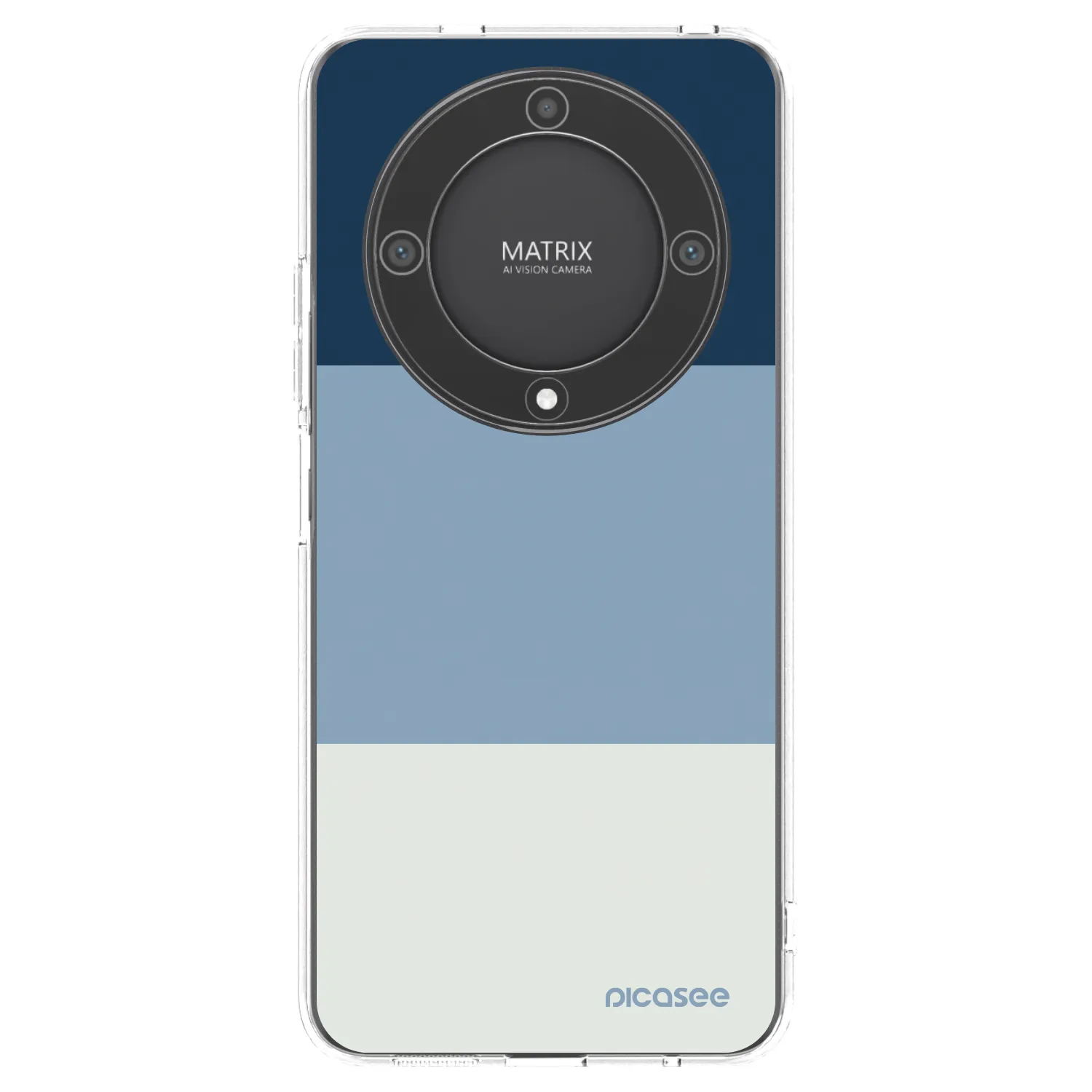 Picasee silikonski prozorni ovitek za Honor Magic5 Lite 5G - Coastal Blue