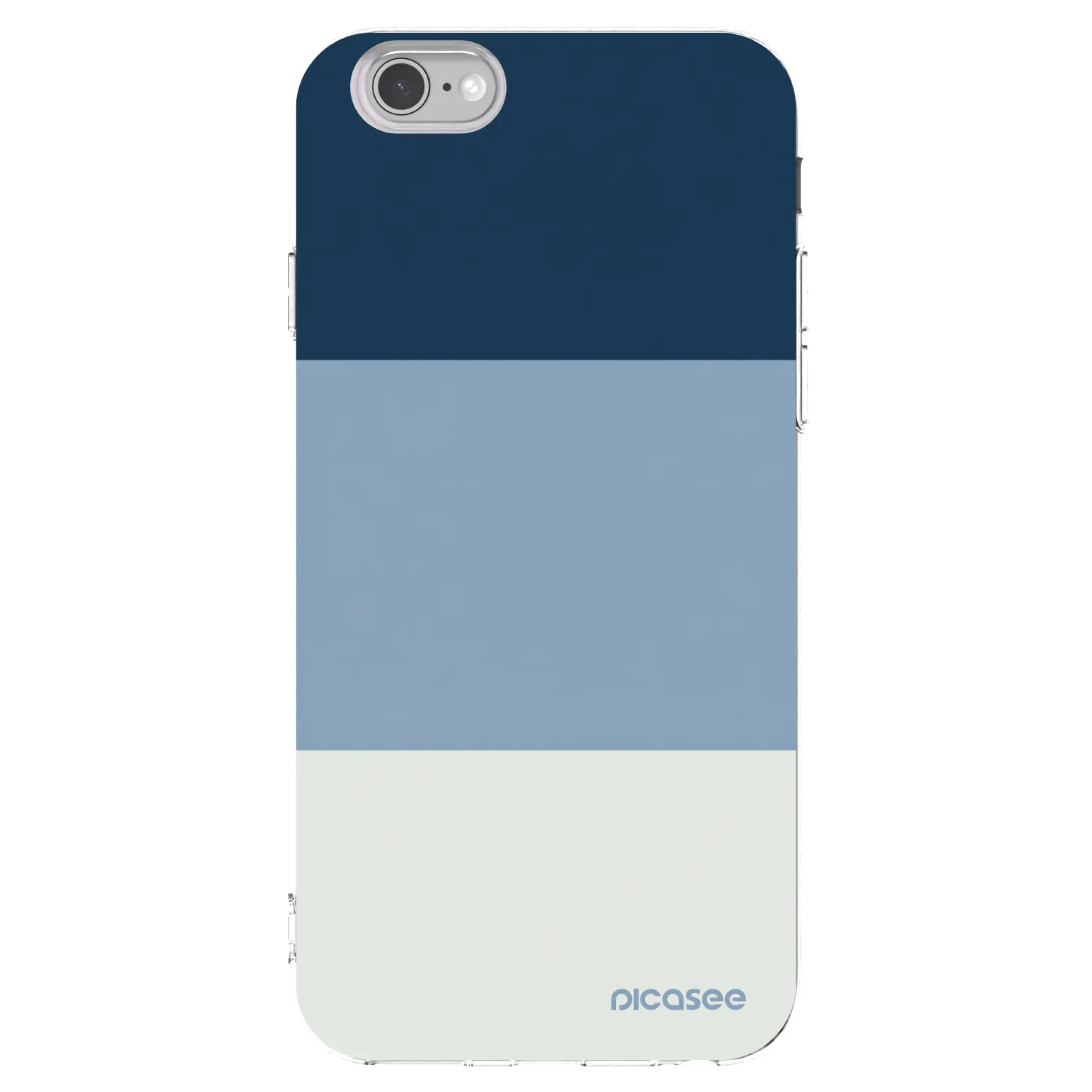 Picasee silikonski prozorni ovitek za Apple iPhone 6/6S - Coastal Blue