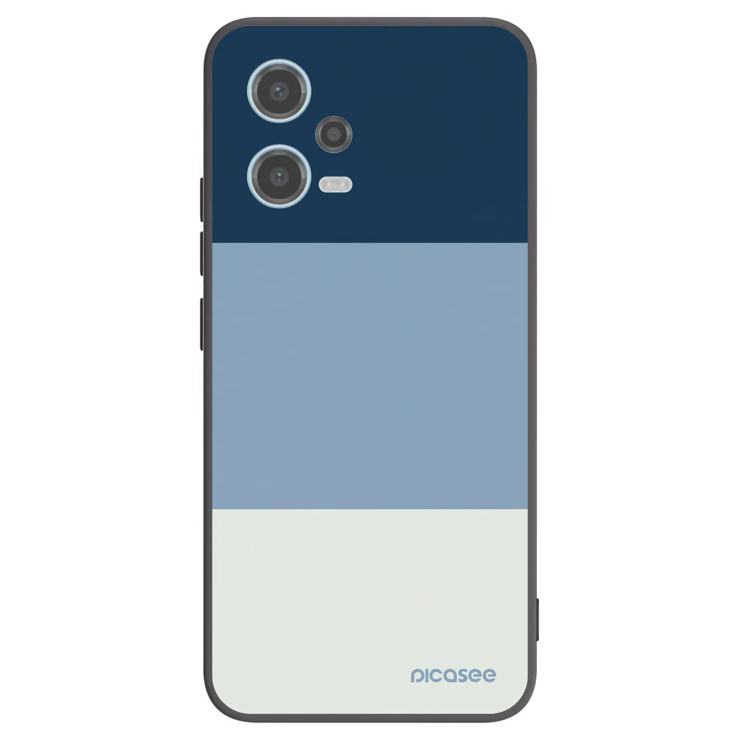Picasee silikonski črni ovitek za Xiaomi Redmi Note 12 5G - Coastal Blue