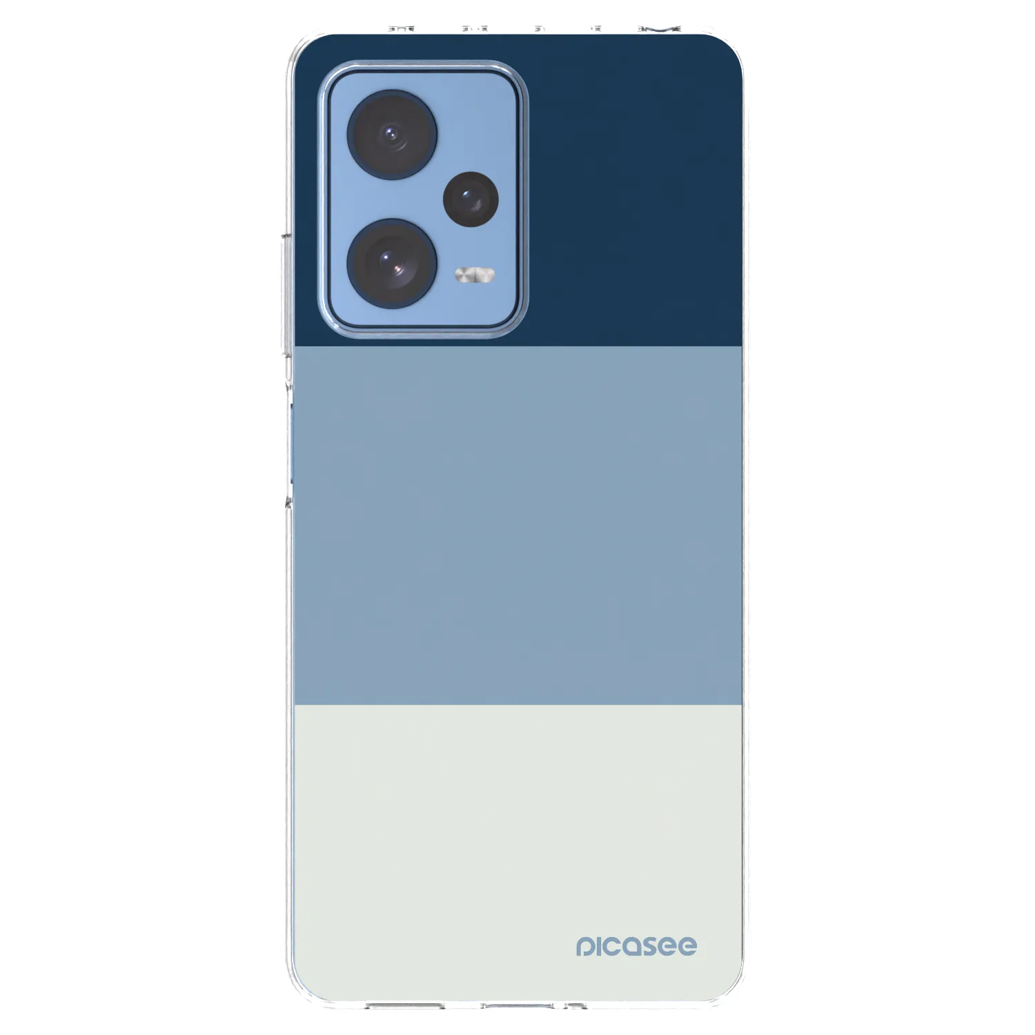Picasee silikonski prozorni ovitek za Xiaomi Redmi Note 12 Pro 5G - Coastal Blue