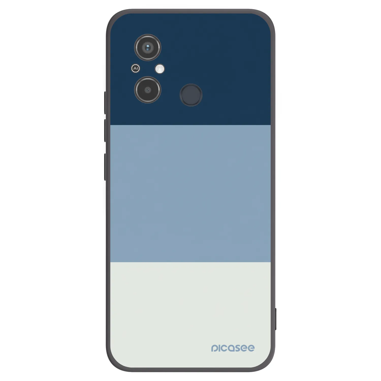 Picasee silikonski črni ovitek za Xiaomi Redmi 12C - Coastal Blue