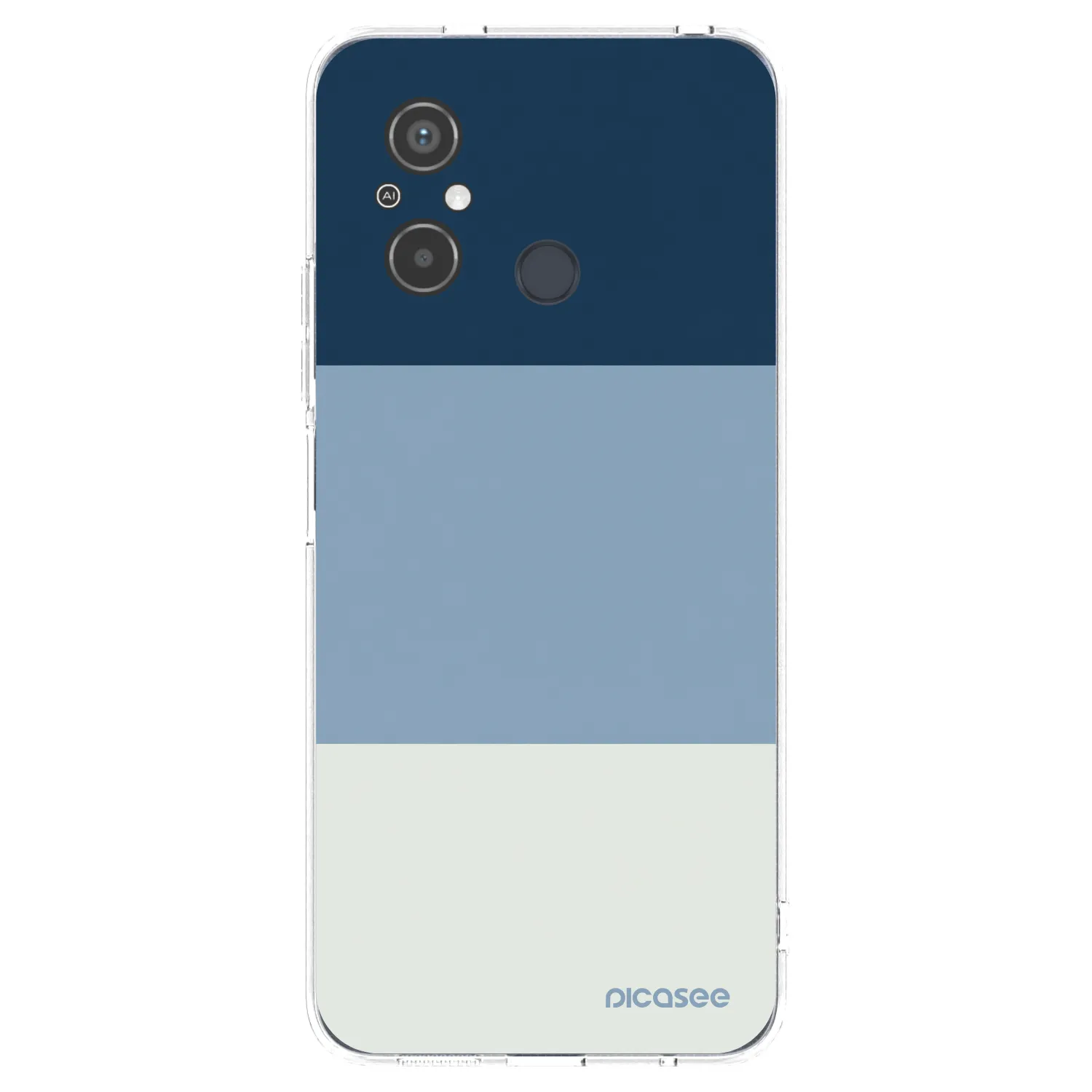 Picasee silikonski prozorni ovitek za Xiaomi Redmi 12C - Coastal Blue