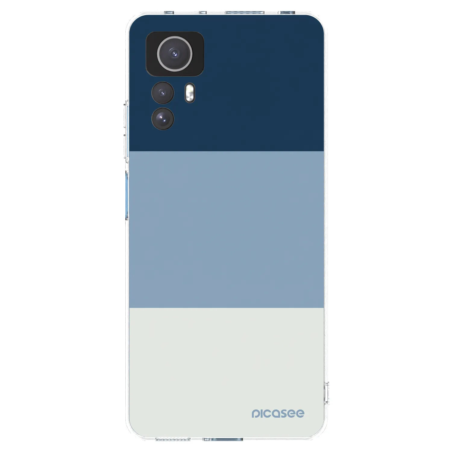 Picasee silikonski prozorni ovitek za Xiaomi Redmi Note 12S - Coastal Blue