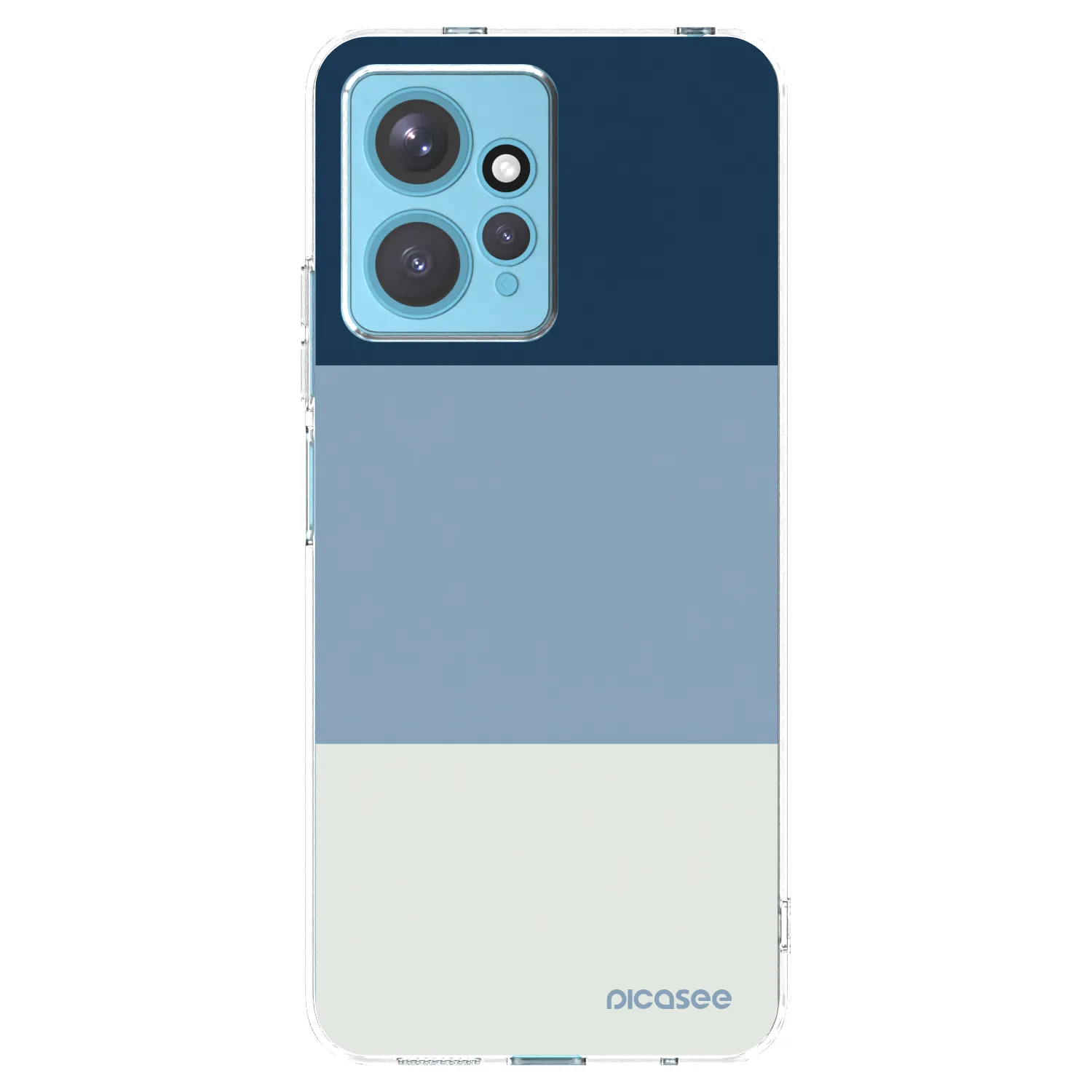 Picasee silikonski prozorni ovitek za Xiaomi Redmi Note 12 4G - Coastal Blue