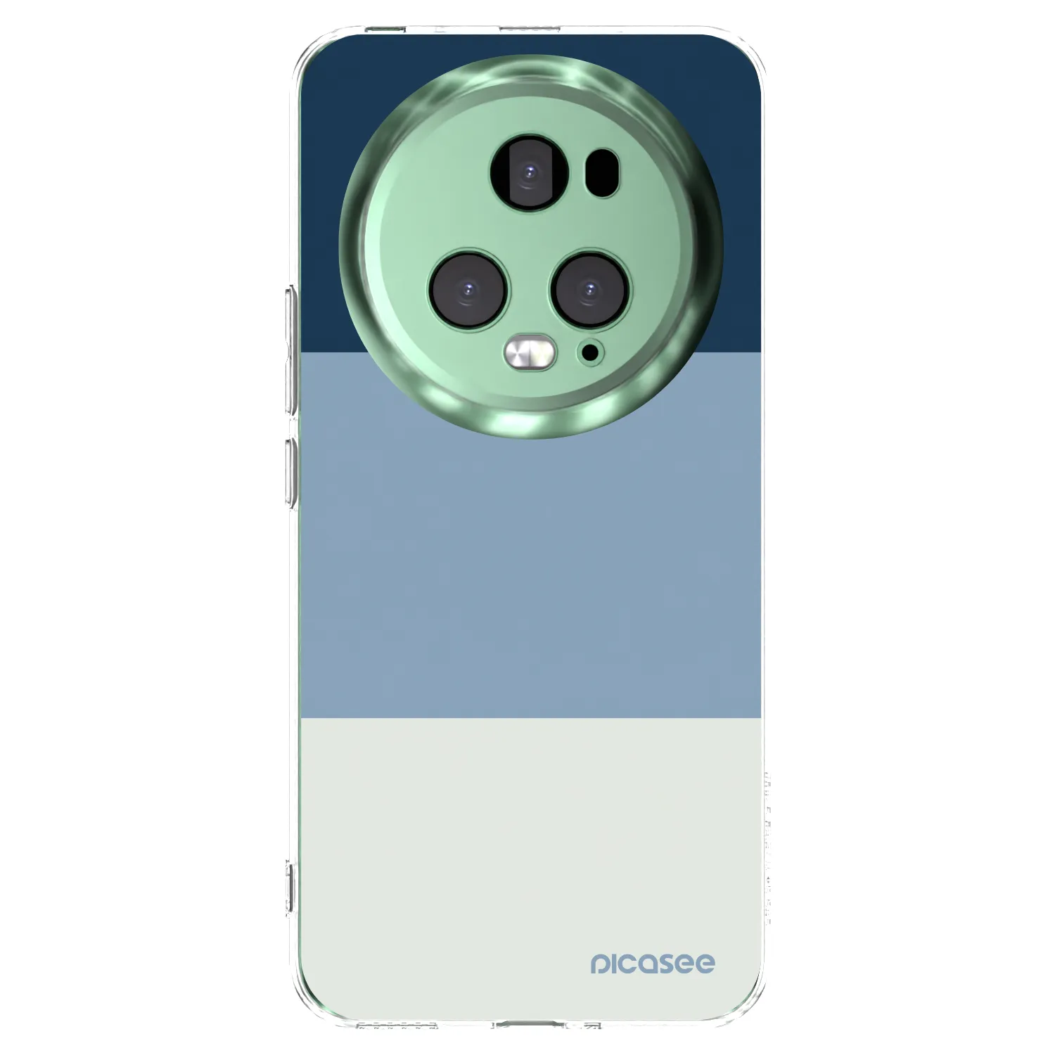 Picasee silikonski prozorni ovitek za Honor Magic5 Pro - Coastal Blue