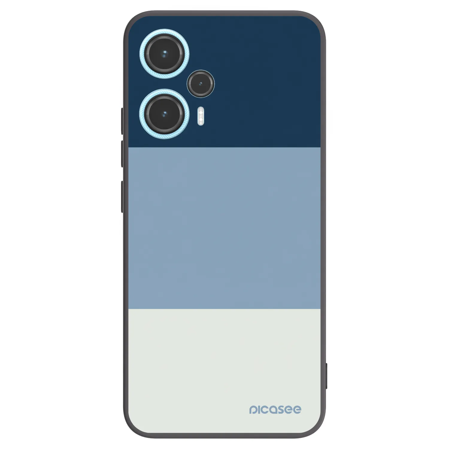 Picasee silikonski črni ovitek za Xiaomi Poco F5 - Coastal Blue