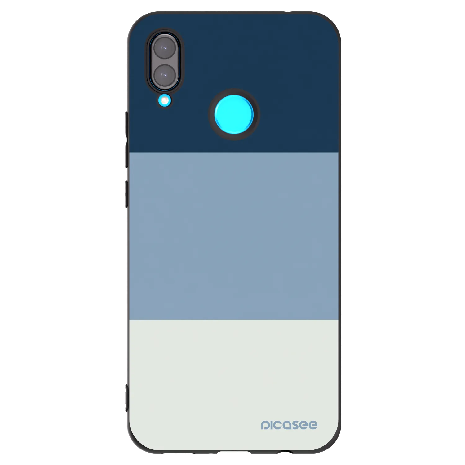 Picasee silikonski črni ovitek za Huawei Nova 3i - Coastal Blue