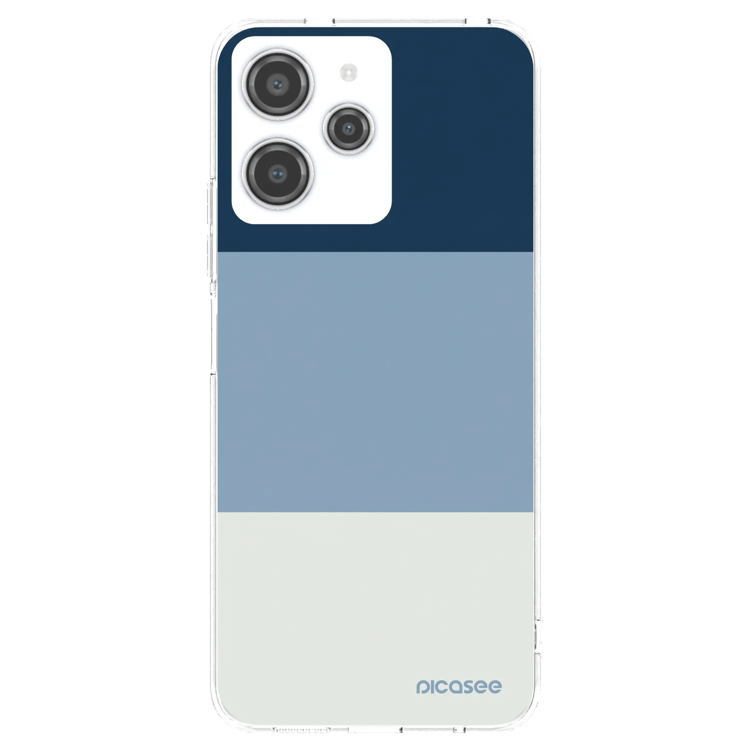 Picasee silikonski prozorni ovitek za Xiaomi Redmi 12 4G - Coastal Blue