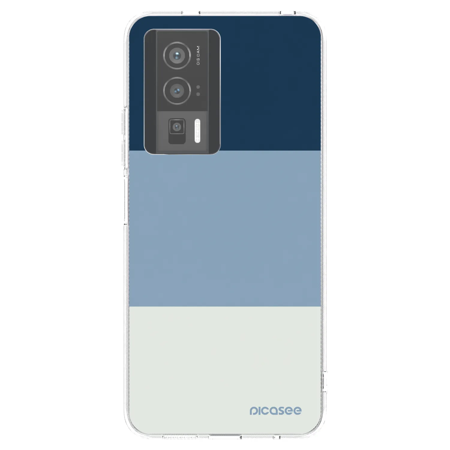 Picasee silikonski prozorni ovitek za Xiaomi Poco F5 Pro 5G - Coastal Blue