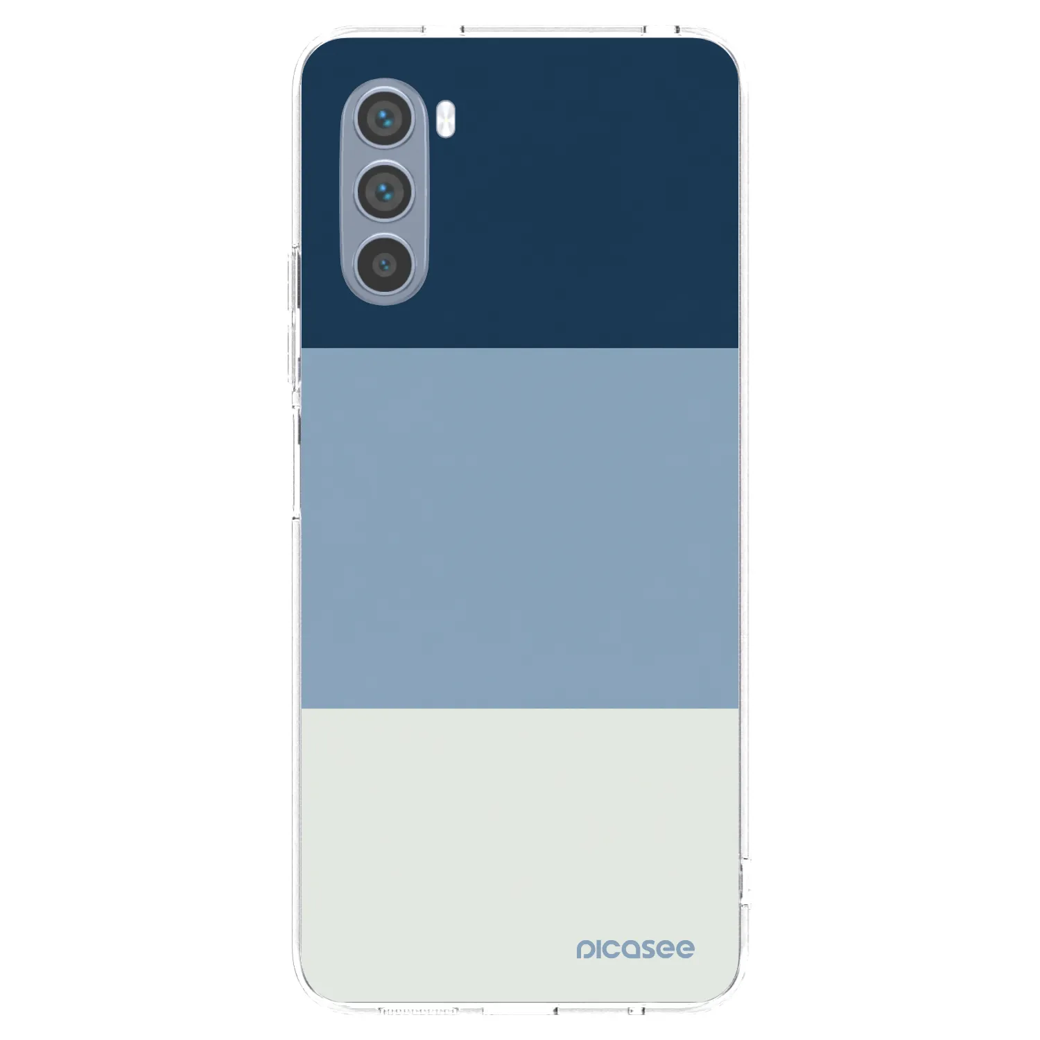 Picasee silikonski prozorni ovitek za Motorola Moto G62 - Coastal Blue