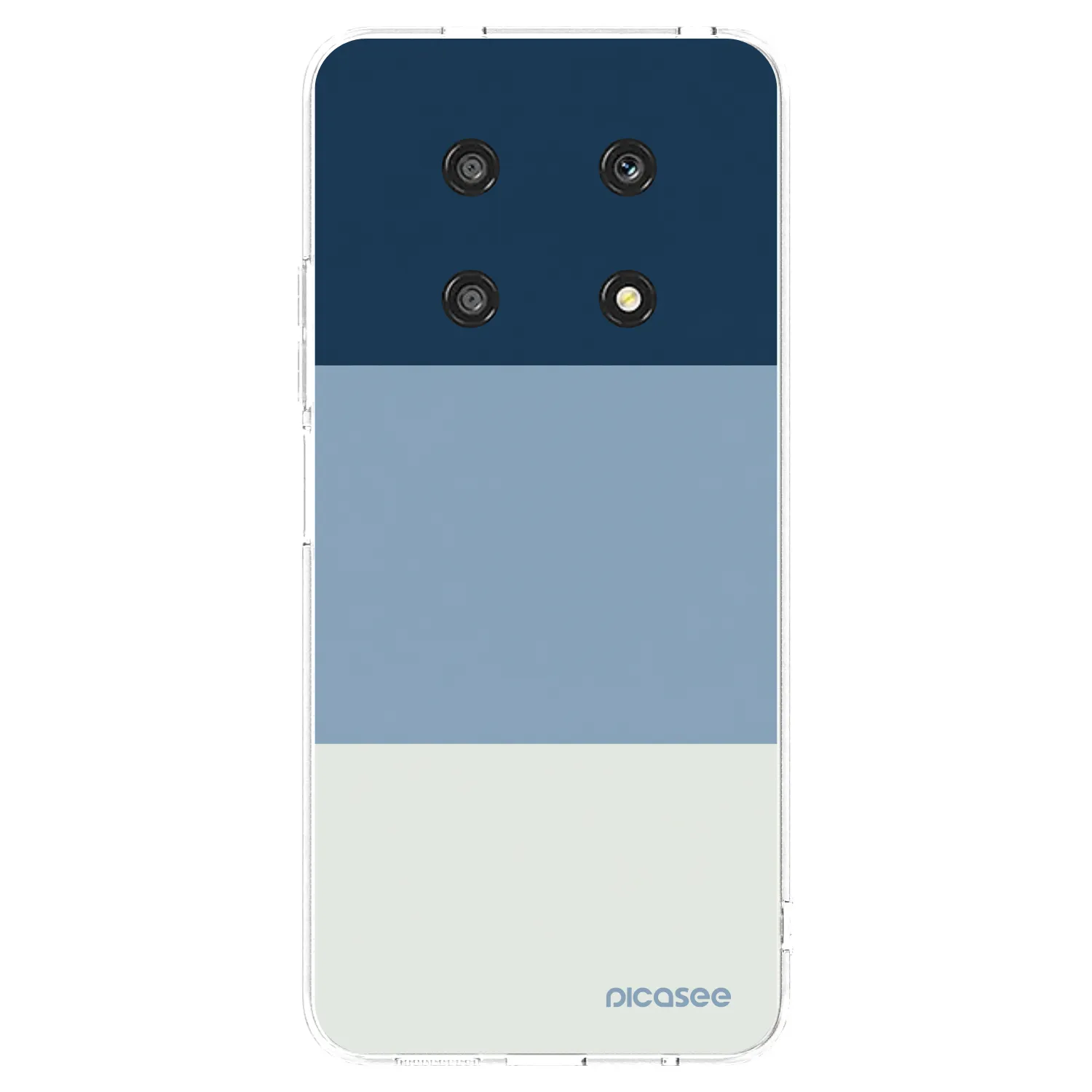 Picasee silikonski prozorni ovitek za Honor Magic4 Lite 5G - Coastal Blue