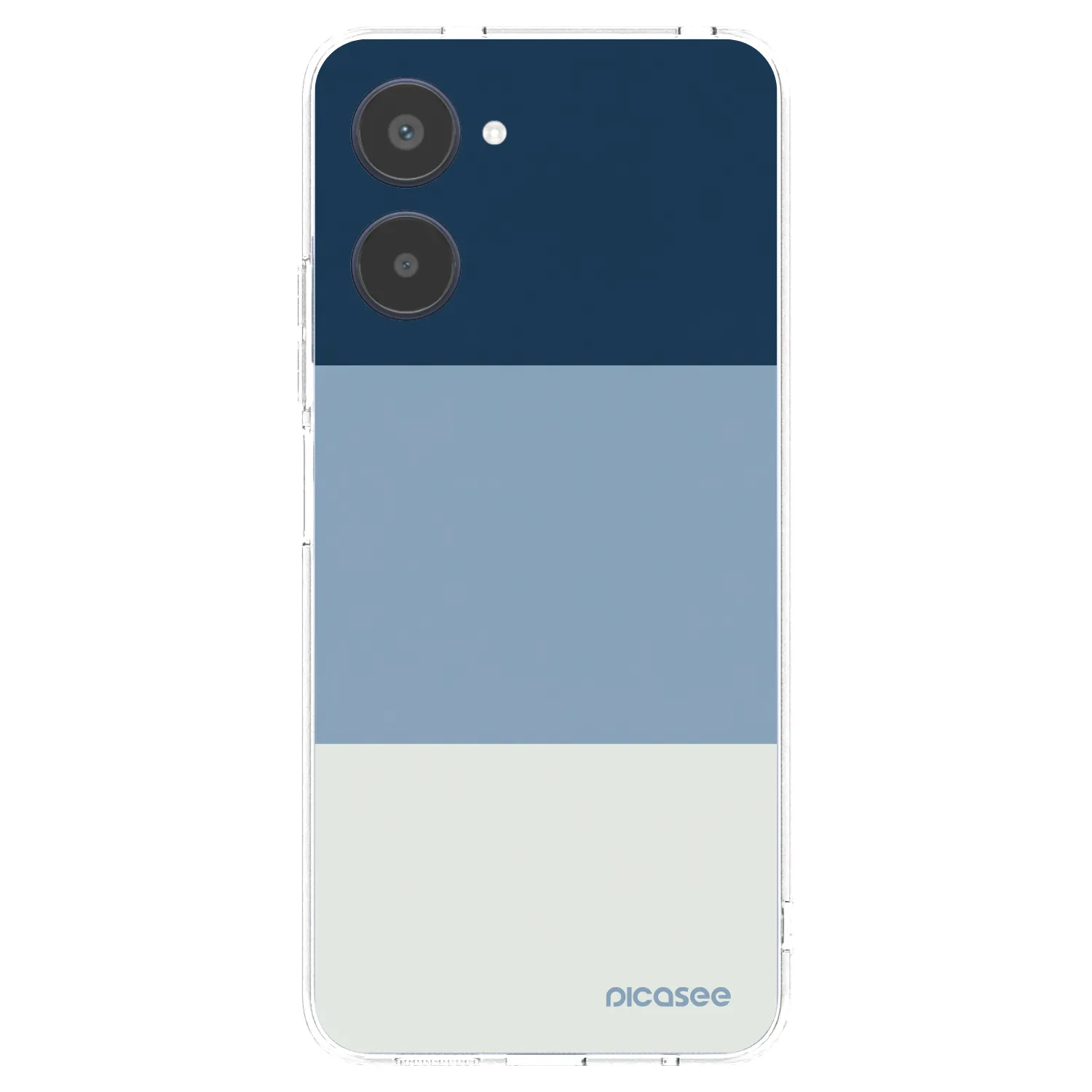 Picasee silikonski prozorni ovitek za Realme 10 4G - Coastal Blue