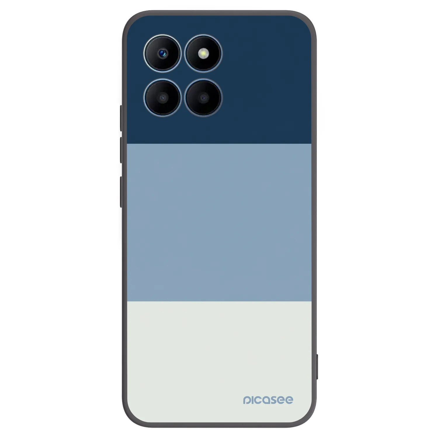 Picasee silikonski črni ovitek za Honor 70 Lite - Coastal Blue