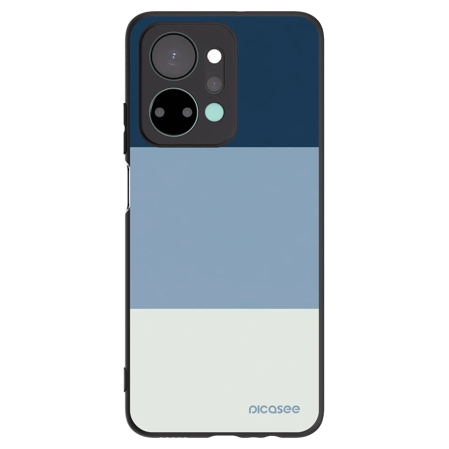 Picasee silikonski črni ovitek za Honor X7a - Coastal Blue
