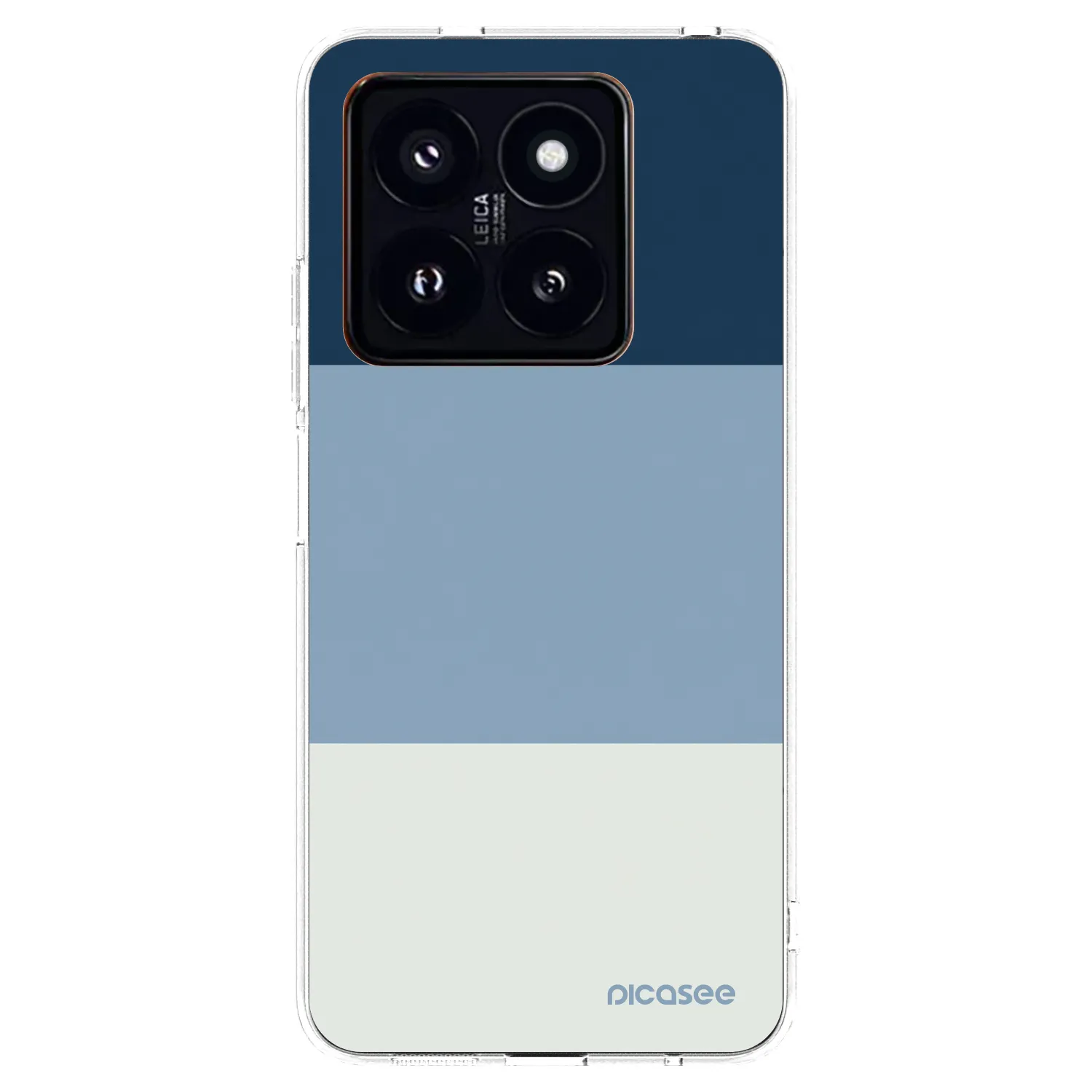 Picasee silikonski prozorni ovitek za Xiaomi 14 Pro - Coastal Blue