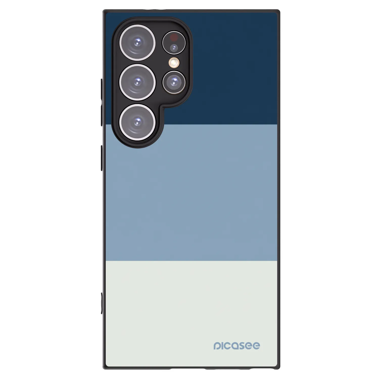 Picasee silikonski črni ovitek za Samsung Galaxy S24 Ultra S928B 5G - Coastal Blue