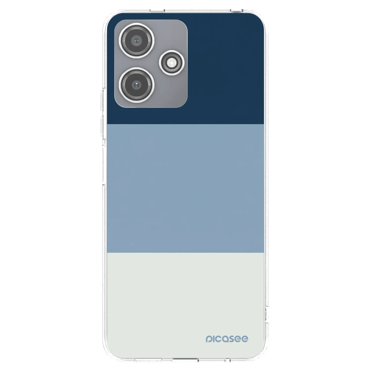 Picasee silikonski prozorni ovitek za Xiaomi Redmi 12 5G - Coastal Blue