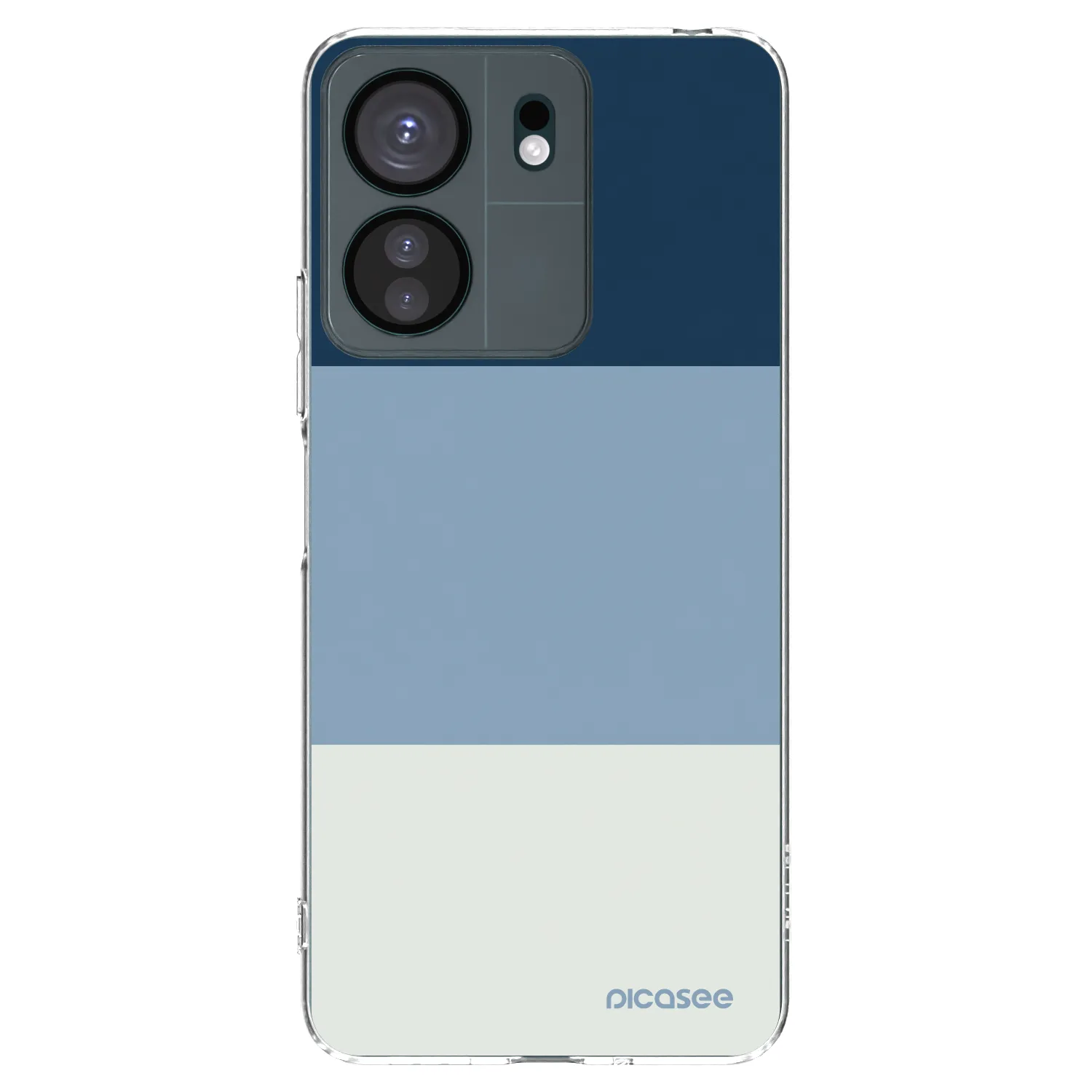 Picasee silikonski prozorni ovitek za Xiaomi Redmi 13C 4G - Coastal Blue