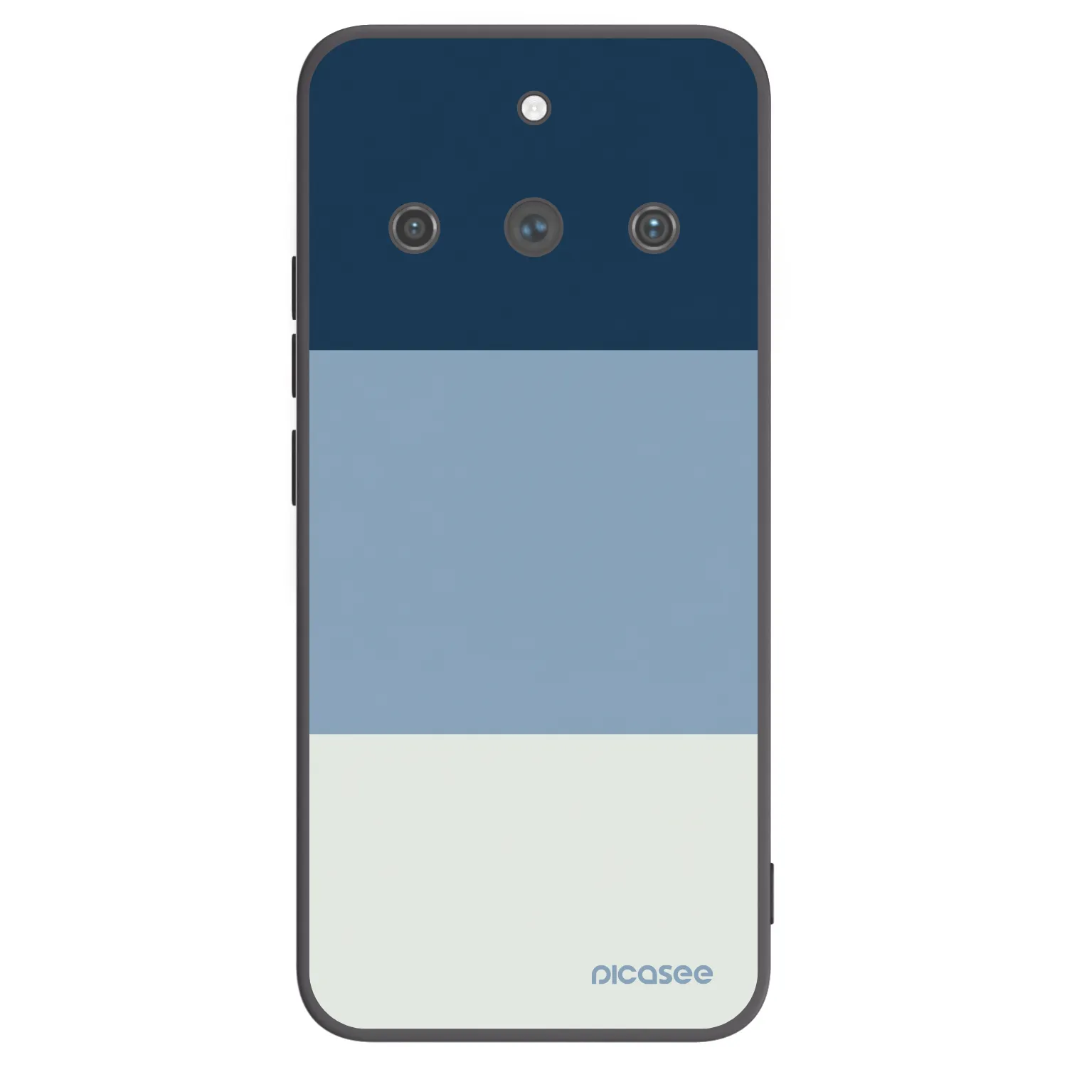Picasee silikonski črni ovitek za Realme 11 Pro+ - Coastal Blue