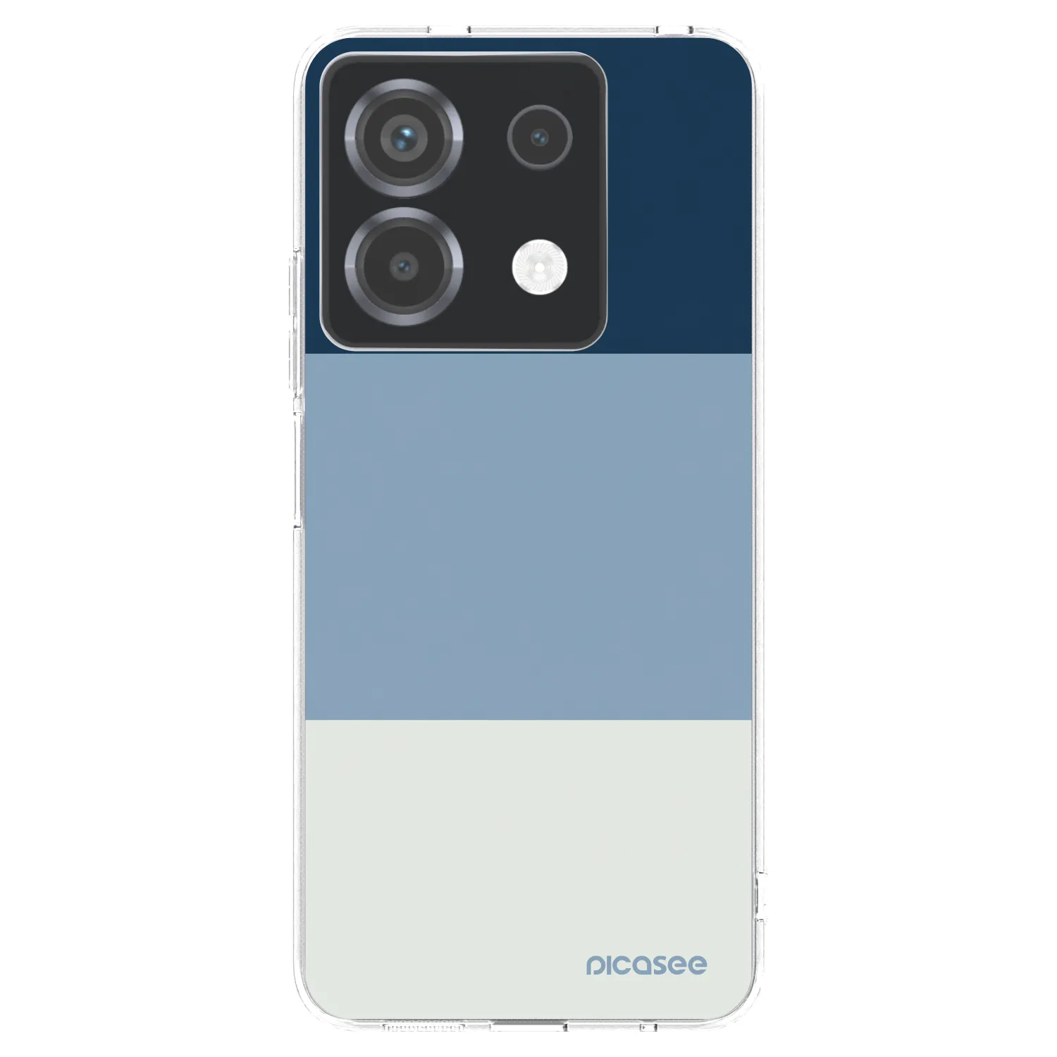 Picasee silikonski prozorni ovitek za Xiaomi Poco X6 - Coastal Blue