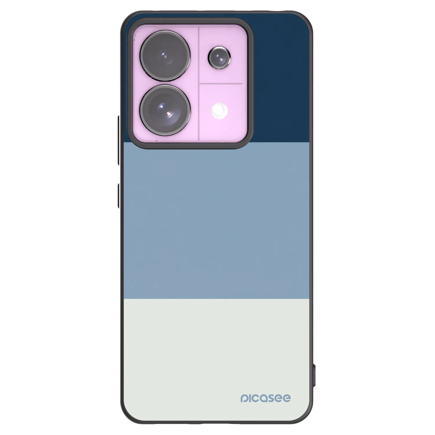 Picasee silikonski črni ovitek za Xiaomi Redmi Note 13 Pro 5G - Coastal Blue