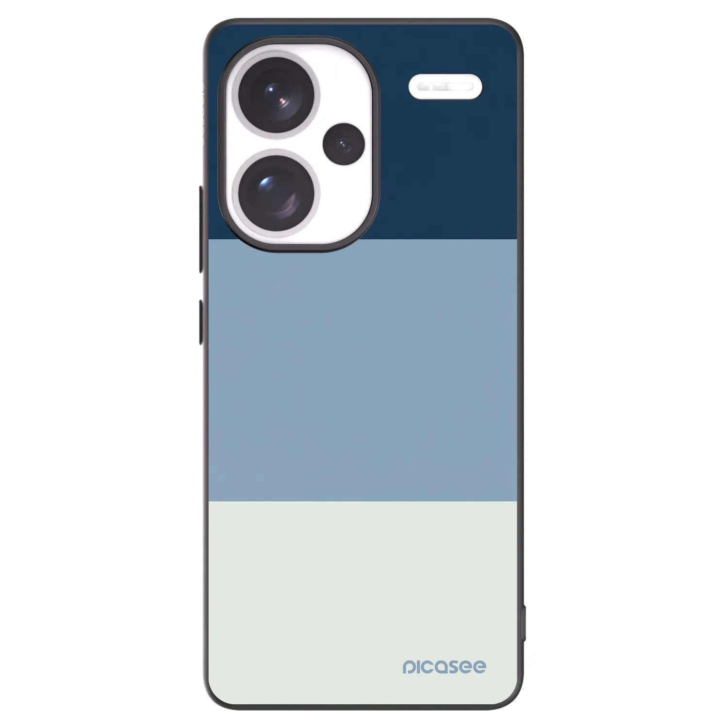 Picasee silikonski črni ovitek za Xiaomi Redmi Note 13 Pro+ 5G - Coastal Blue