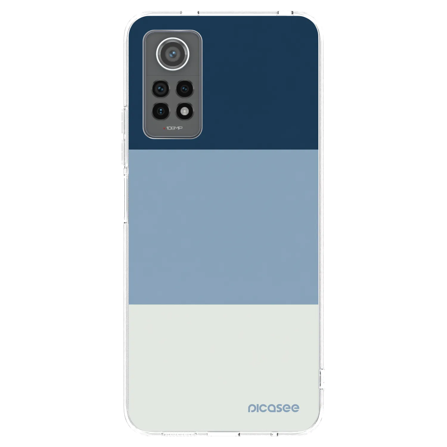 Picasee silikonski prozorni ovitek za Xiaomi Redmi Note 12 Pro 4G - Coastal Blue