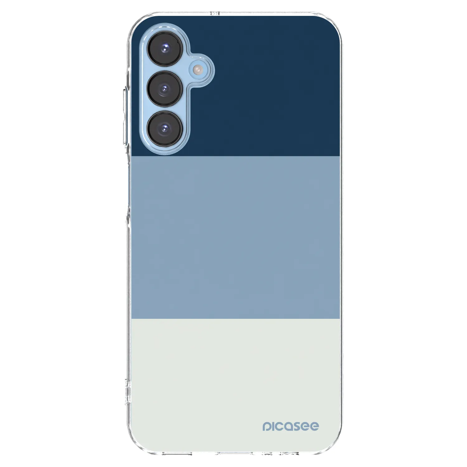 Picasee silikonski prozorni ovitek za Samsung Galaxy A15 A156B 5G - Coastal Blue