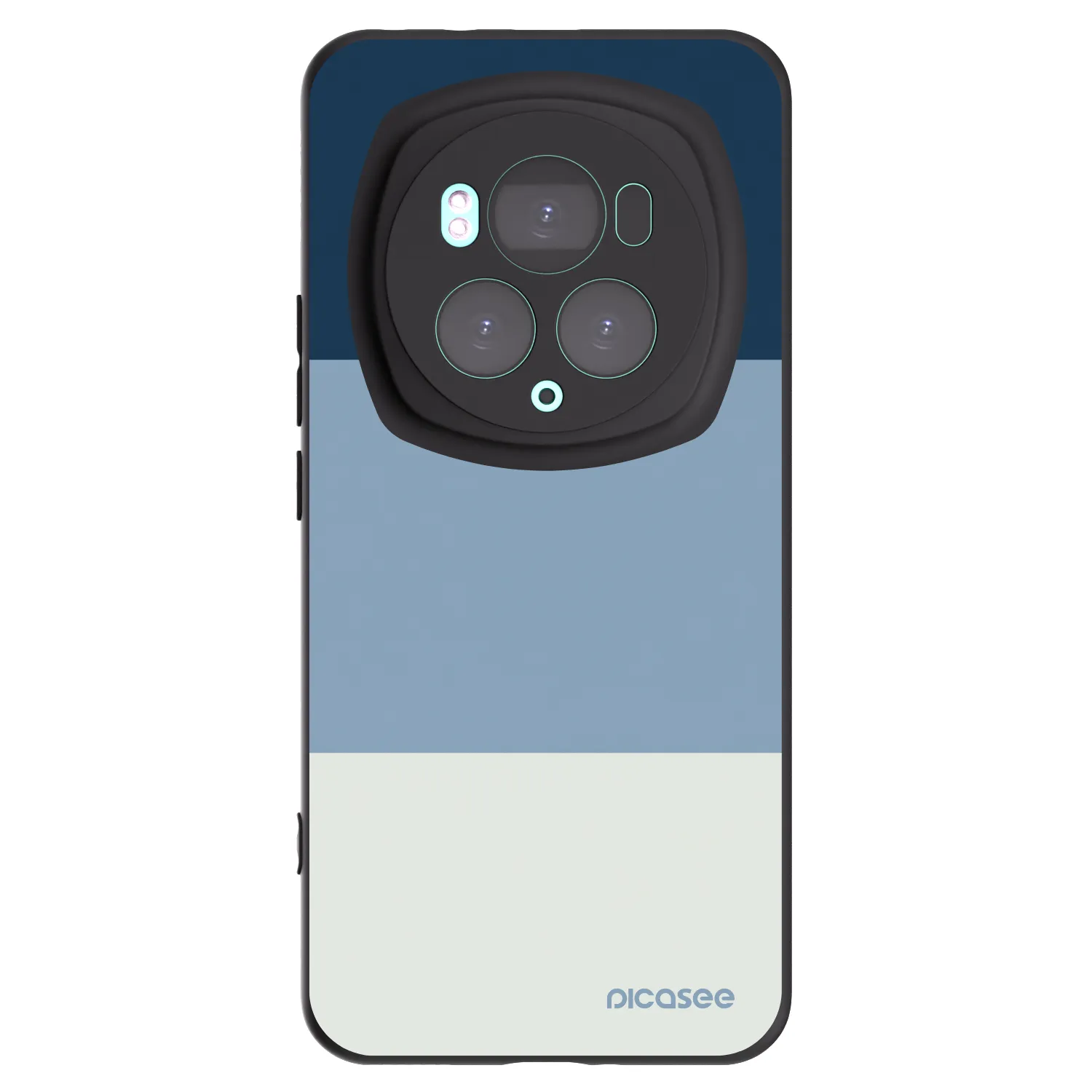 Picasee silikonski črni ovitek za Honor Magic6 Pro - Coastal Blue