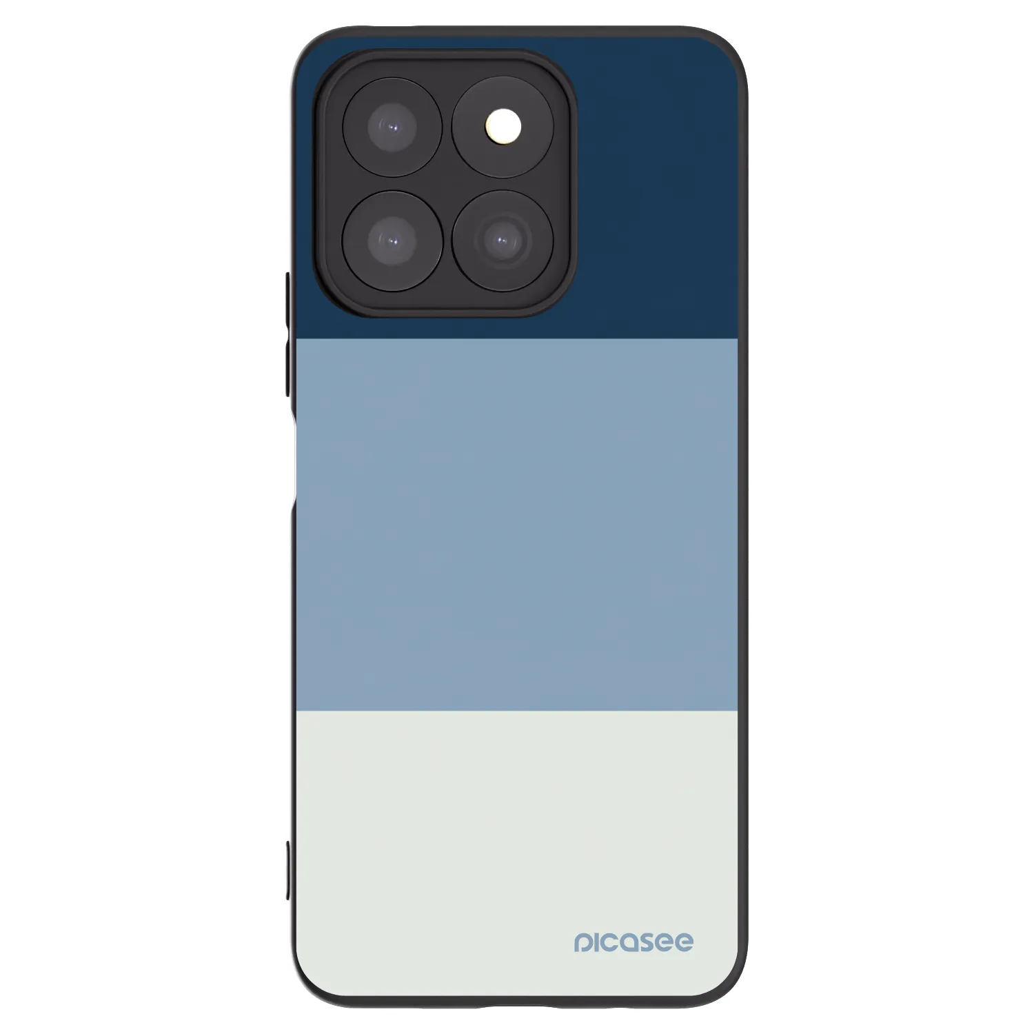 Picasee silikonski črni ovitek za Honor X8b - Coastal Blue