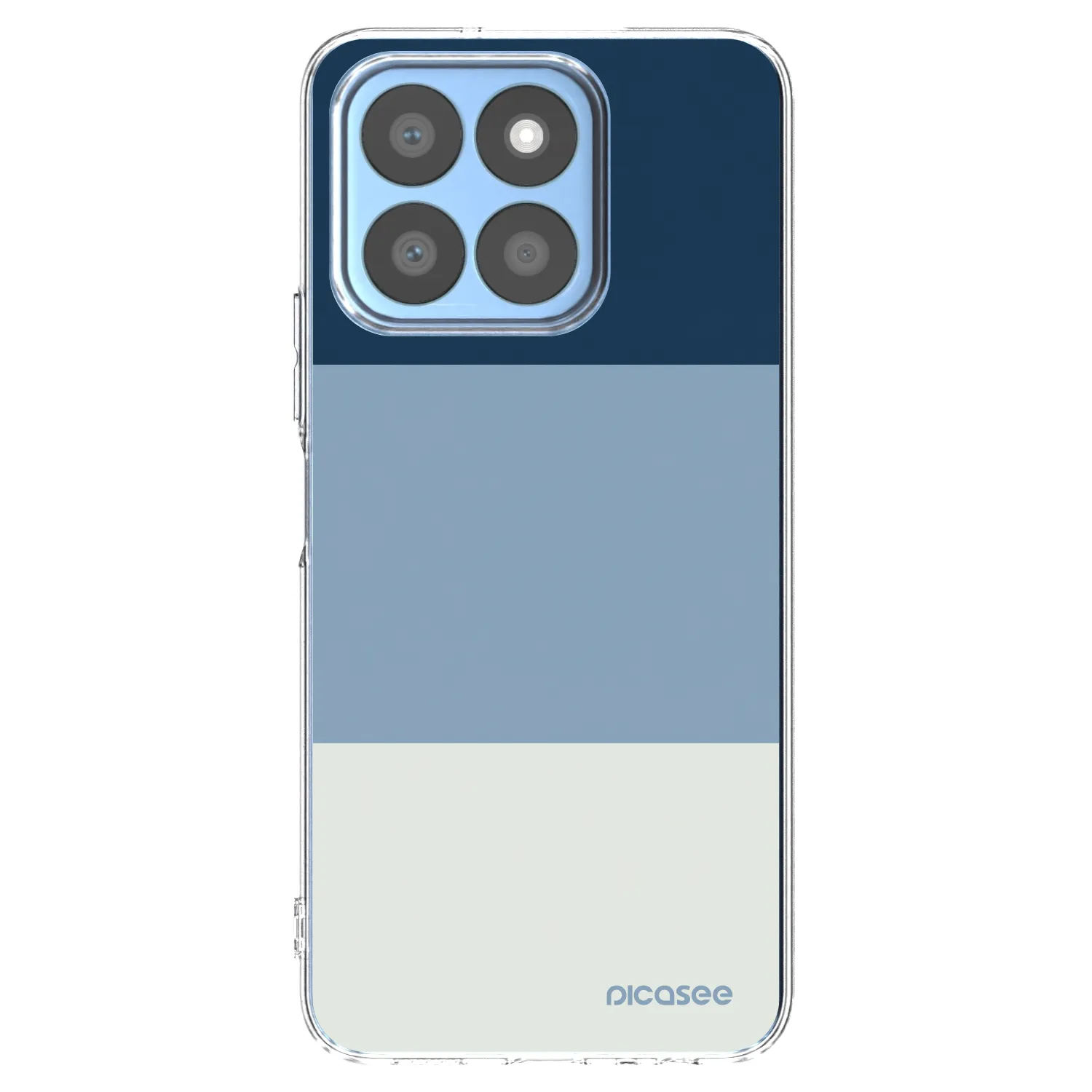 Picasee silikonski prozorni ovitek za Honor X8b - Coastal Blue