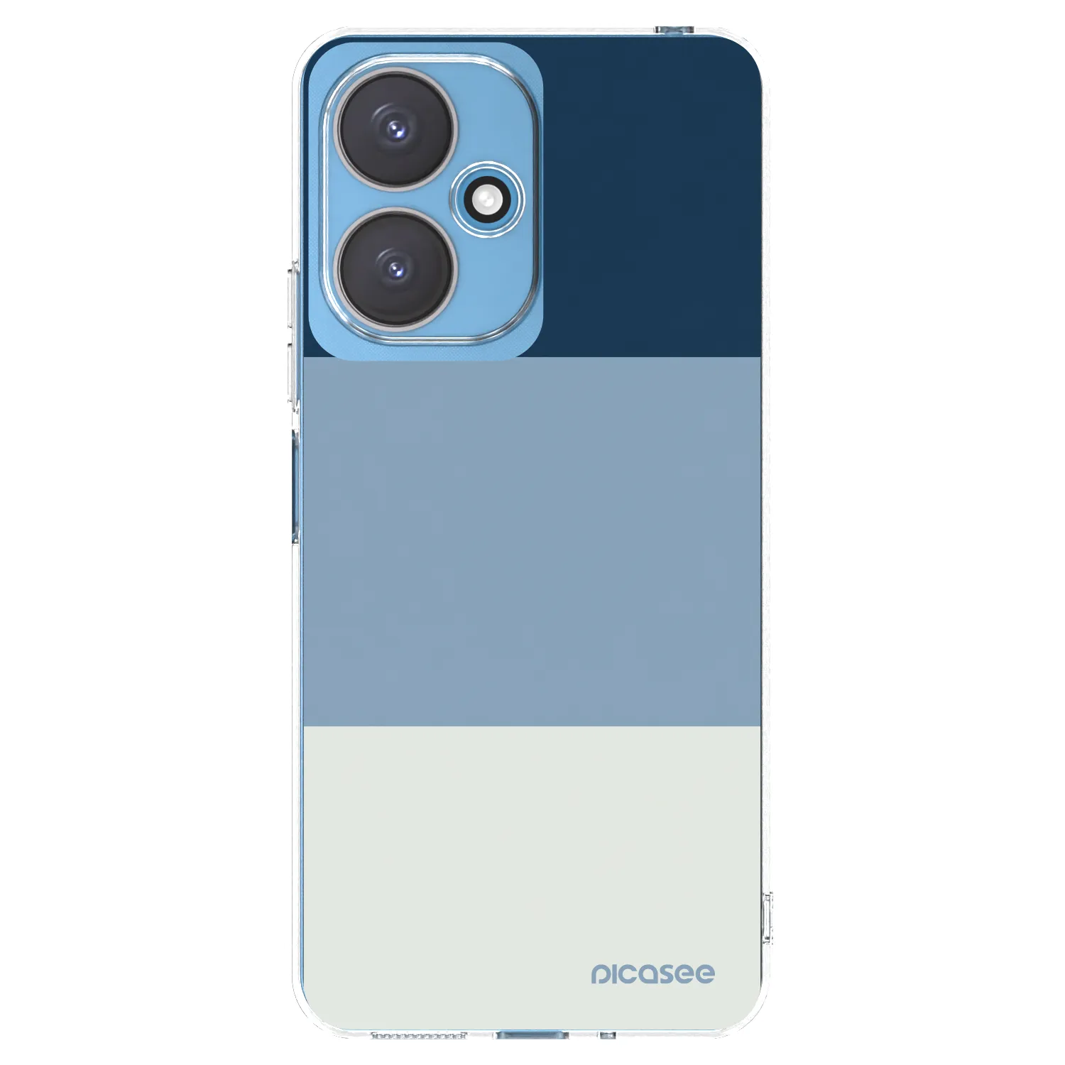 Picasee silikonski prozorni ovitek za Xiaomi Redmi 13C 5G - Coastal Blue
