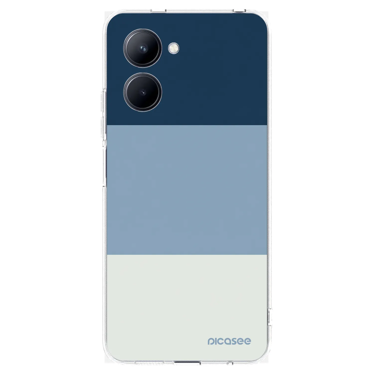 Picasee silikonski prozorni ovitek za Realme C33 (2023) - Coastal Blue