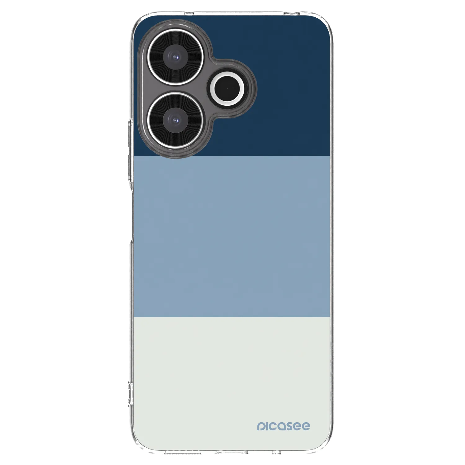Picasee silikonski prozorni ovitek za Xiaomi Redmi 13 4G - Coastal Blue