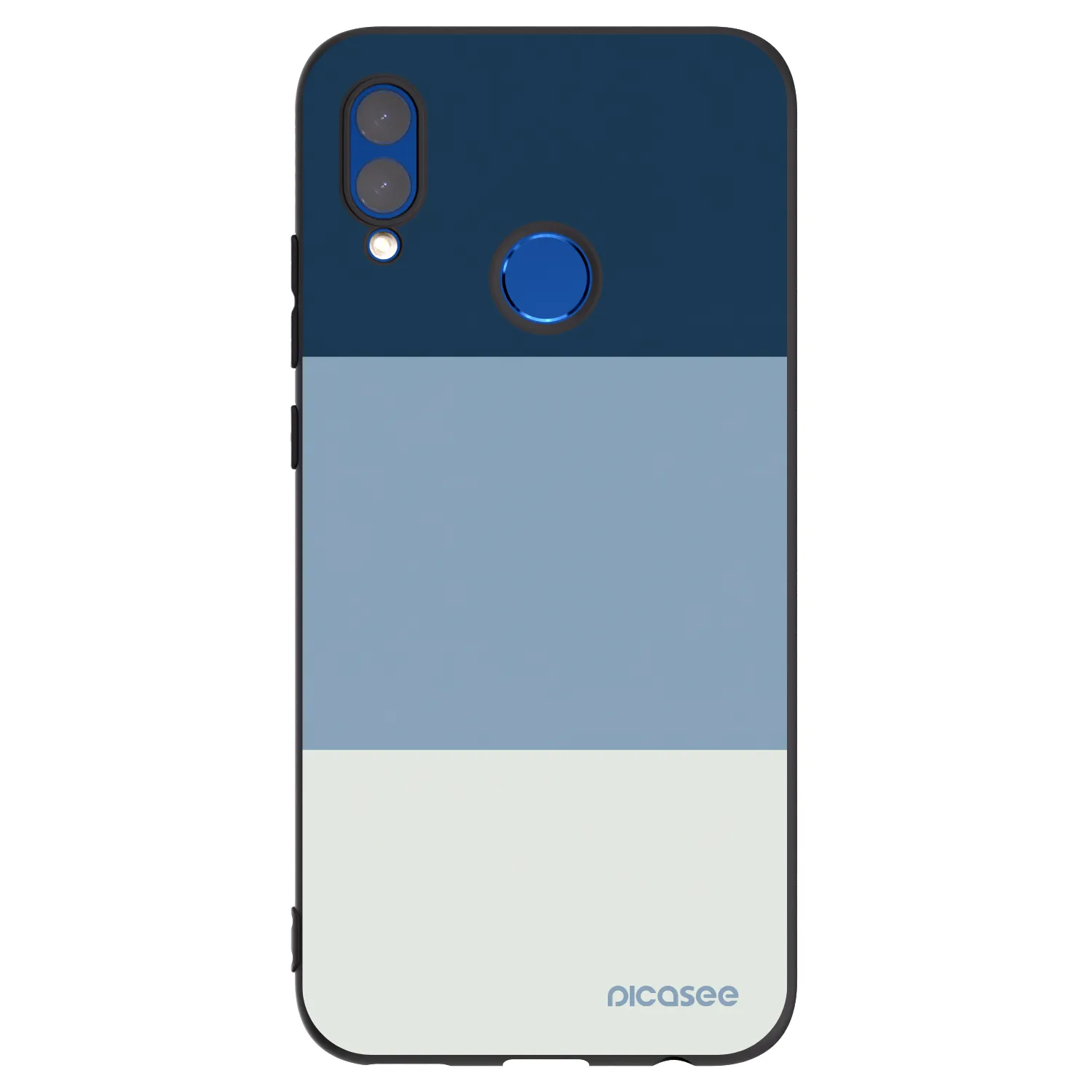 Picasee silikonski črni ovitek za Huawei P Smart 2019 - Coastal Blue