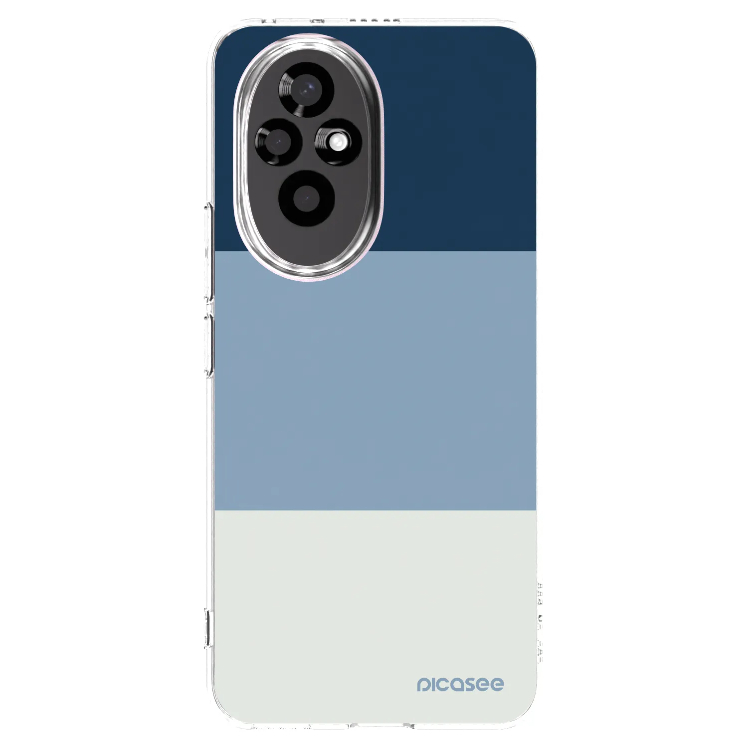 Picasee silikonski prozorni ovitek za Honor 200 5G - Coastal Blue