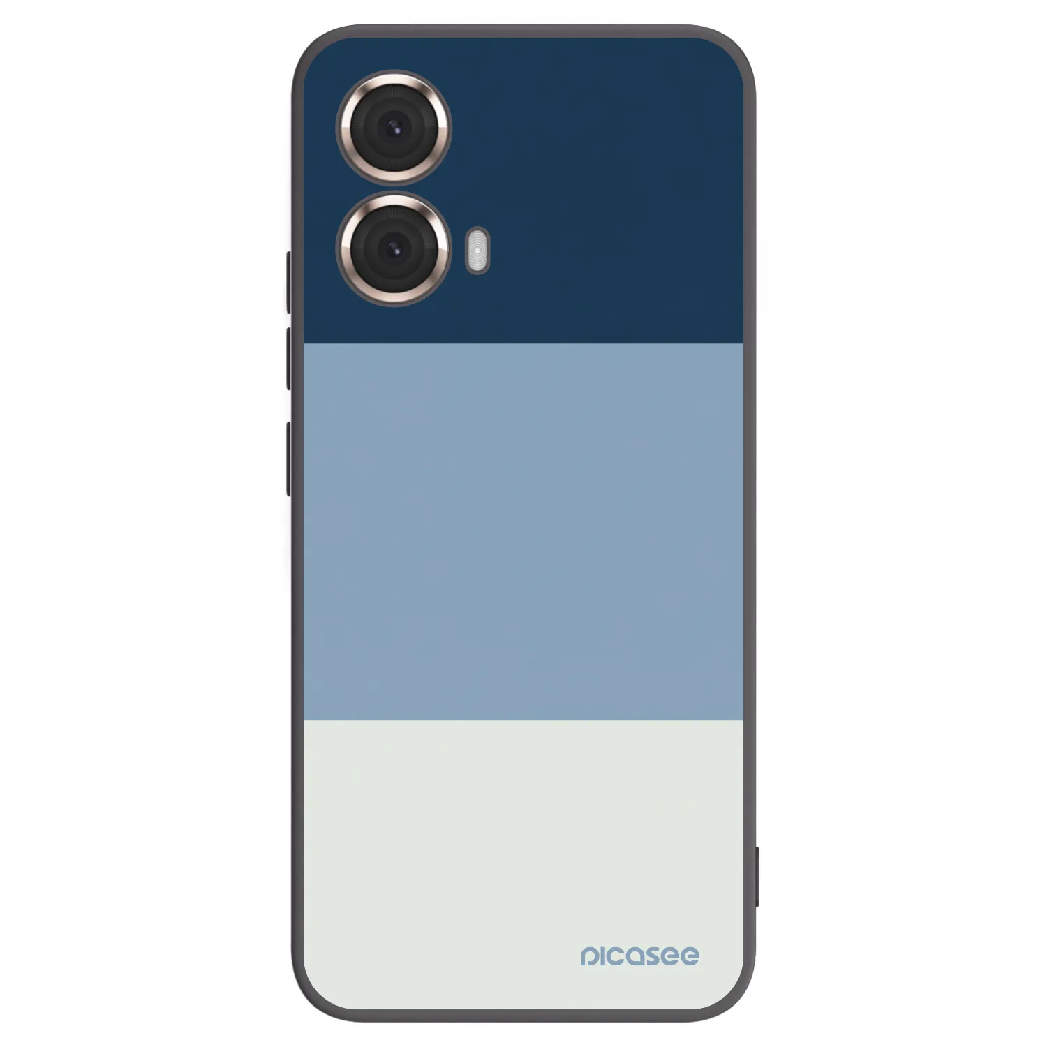 Picasee silikonski črni ovitek za Motorola Moto G85 - Coastal Blue