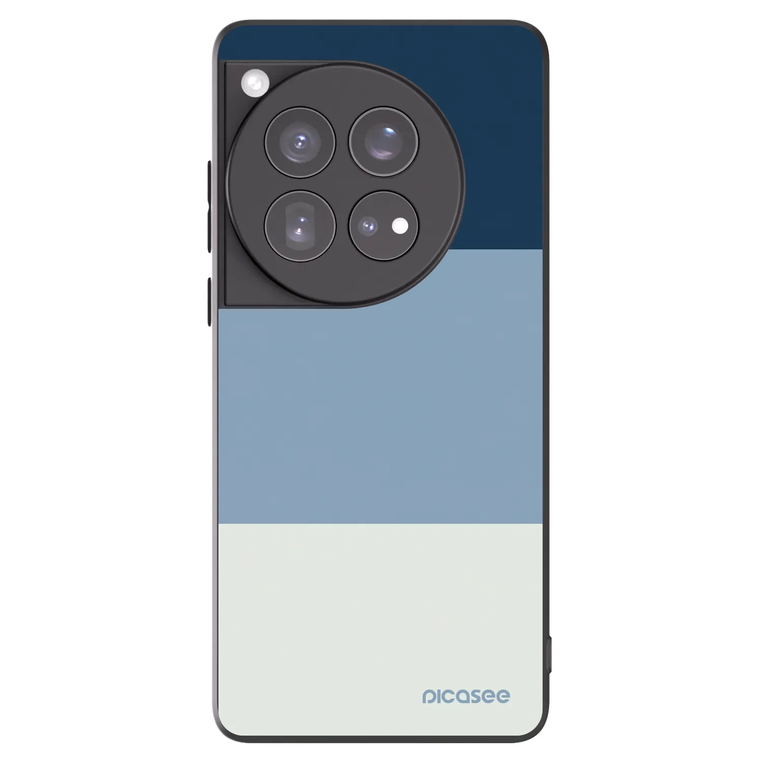Picasee silikonski črni ovitek za OnePlus 12 5G - Coastal Blue