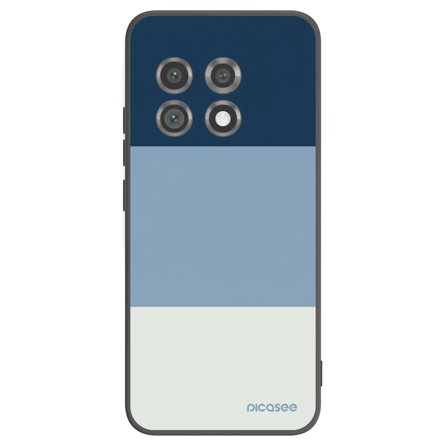 Picasee silikonski črni ovitek za OnePlus 11 5G - Coastal Blue