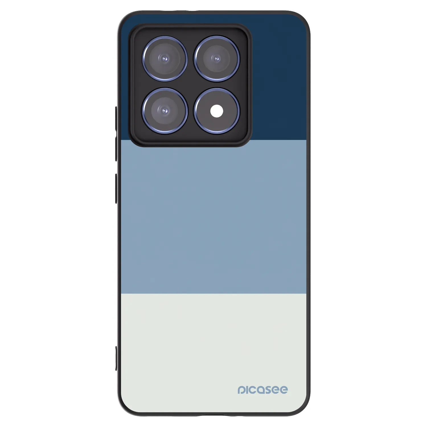 Picasee silikonski črni ovitek za Xiaomi 14T Pro - Coastal Blue