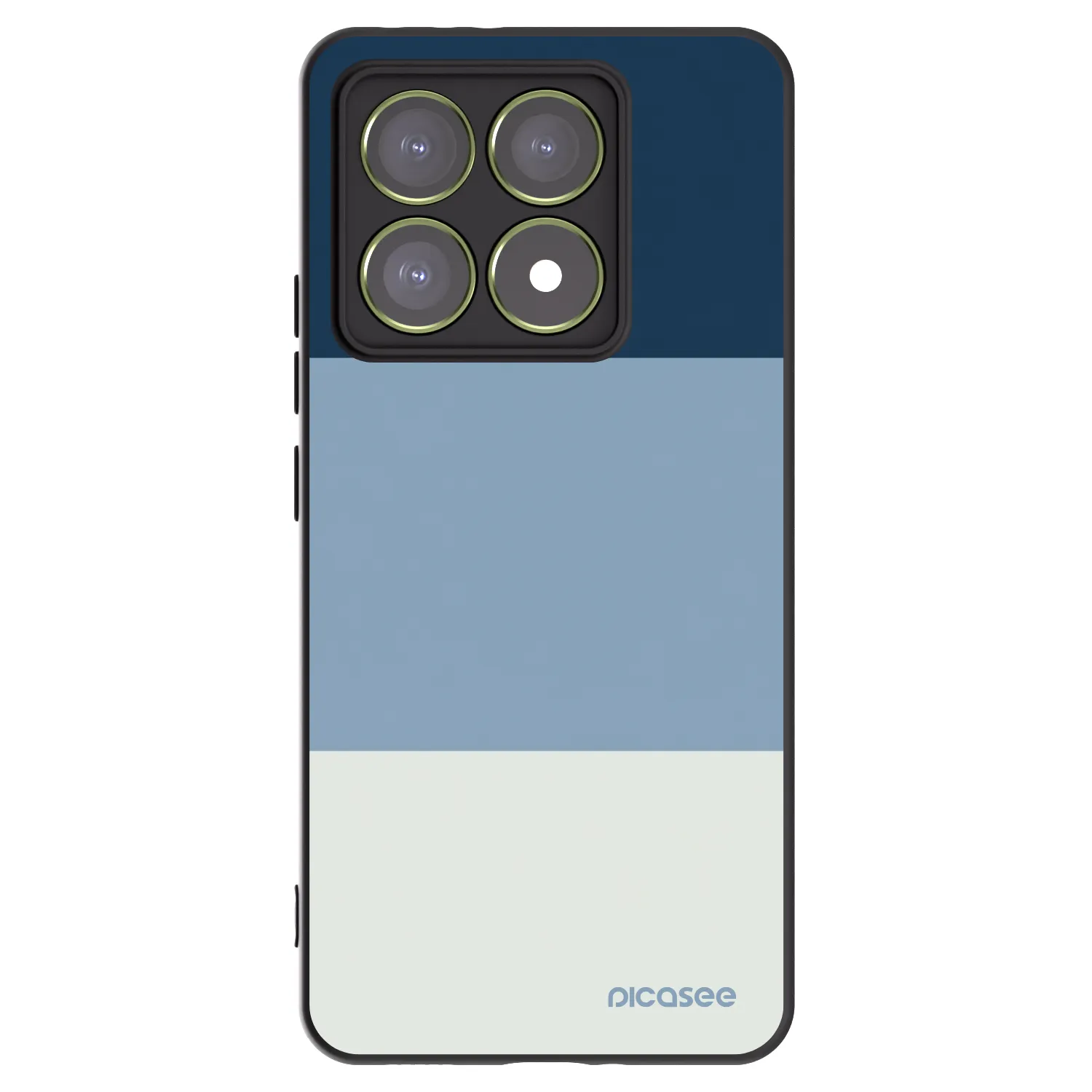 Picasee silikonski črni ovitek za Xiaomi 14T - Coastal Blue