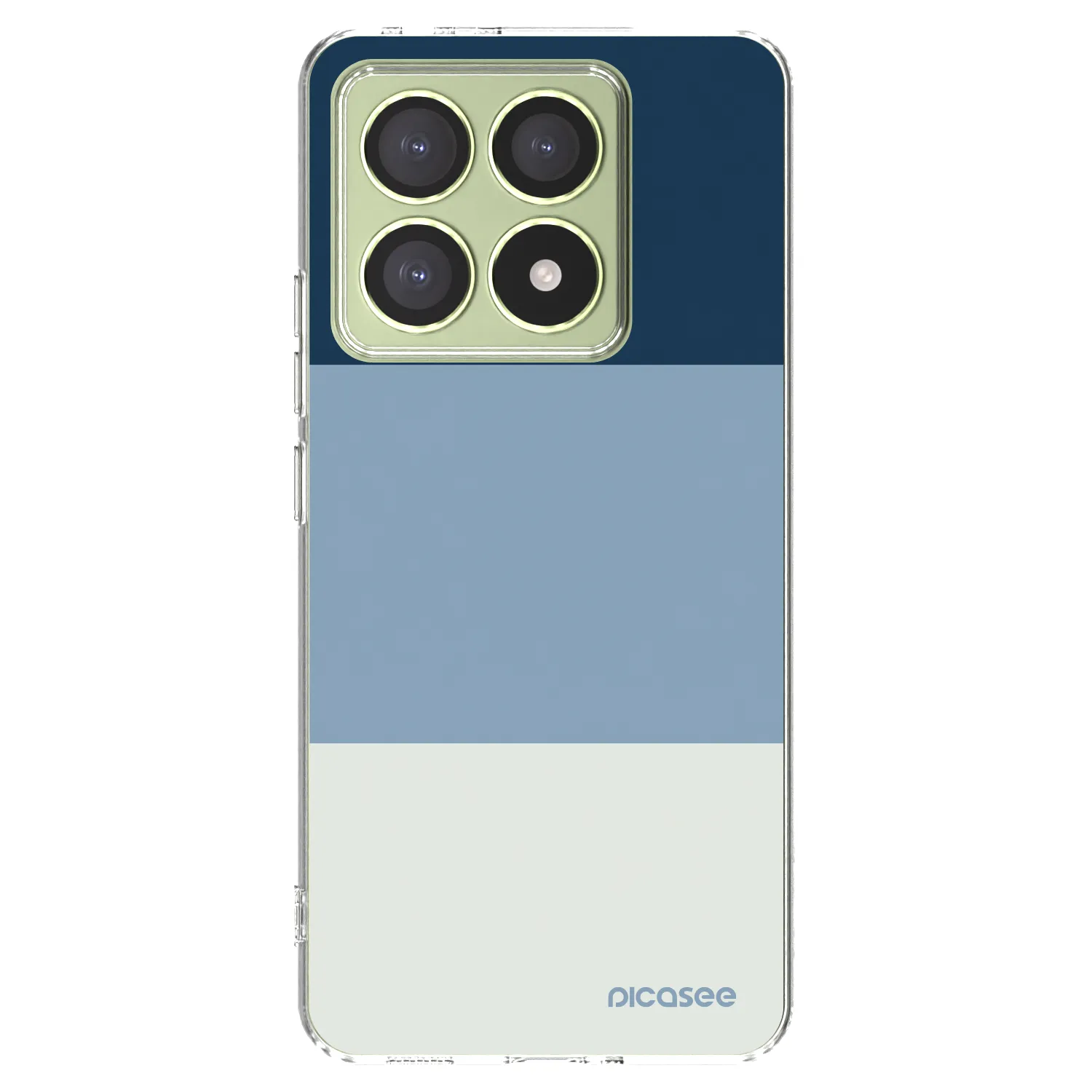 Picasee silikonski prozorni ovitek za Xiaomi 14T - Coastal Blue