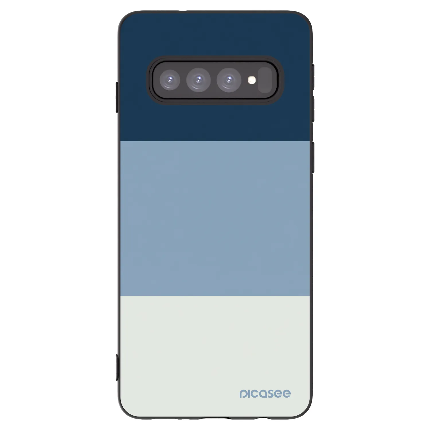 Picasee silikonski črni ovitek za Samsung Galaxy S10 G973 - Coastal Blue