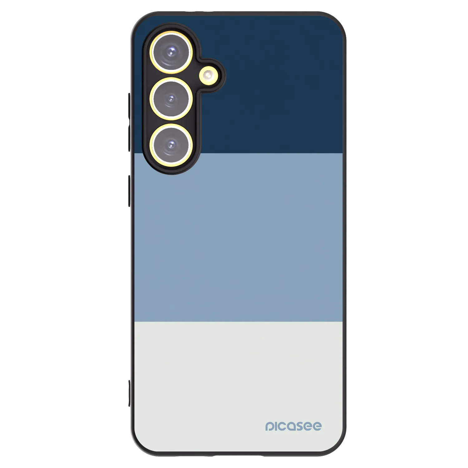 Picasee silikonski črni ovitek za Samsung Galaxy S24 FE S721B - Coastal Blue