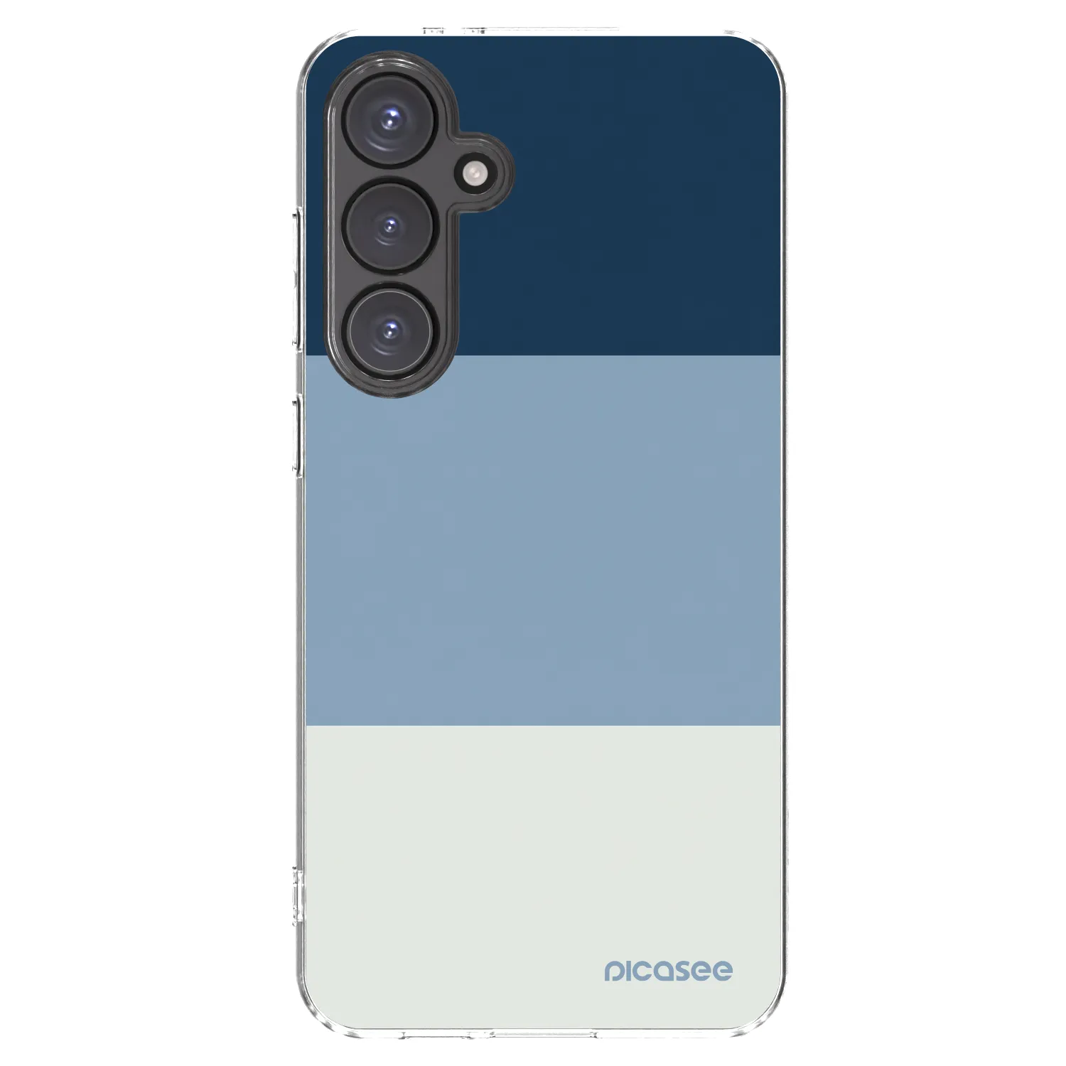 Picasee silikonski prozorni ovitek za Samsung Galaxy S24 FE S721B - Coastal Blue