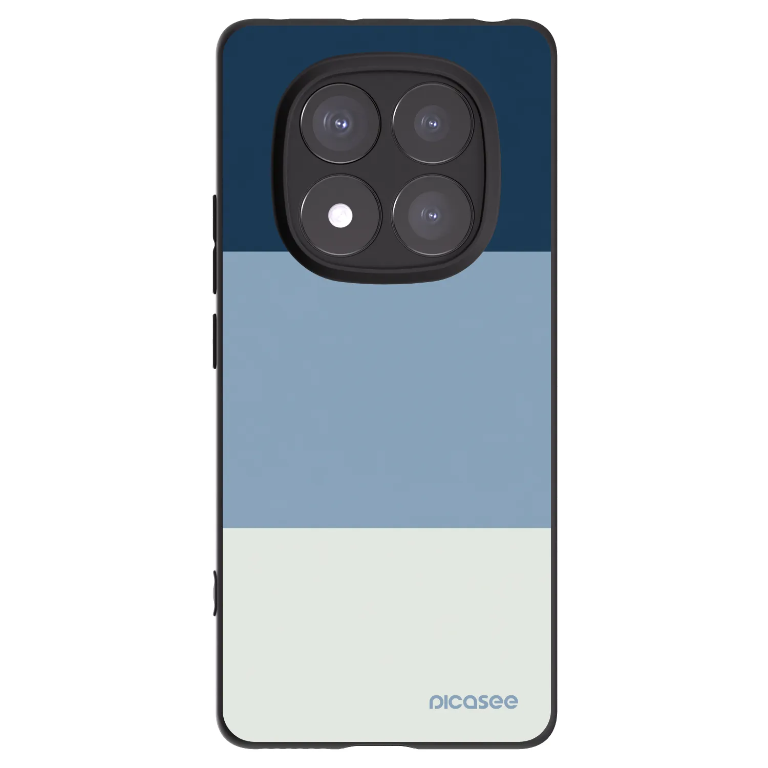 Picasee silikonski črni ovitek za Xiaomi Redmi Note 14 Pro+ 5G - Coastal Blue