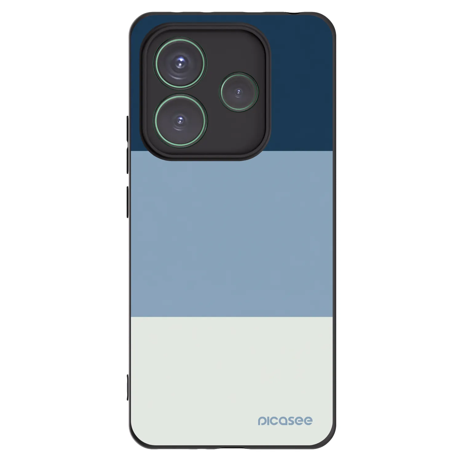 Picasee silikonski črni ovitek za Xiaomi Redmi Note 14 5G - Coastal Blue