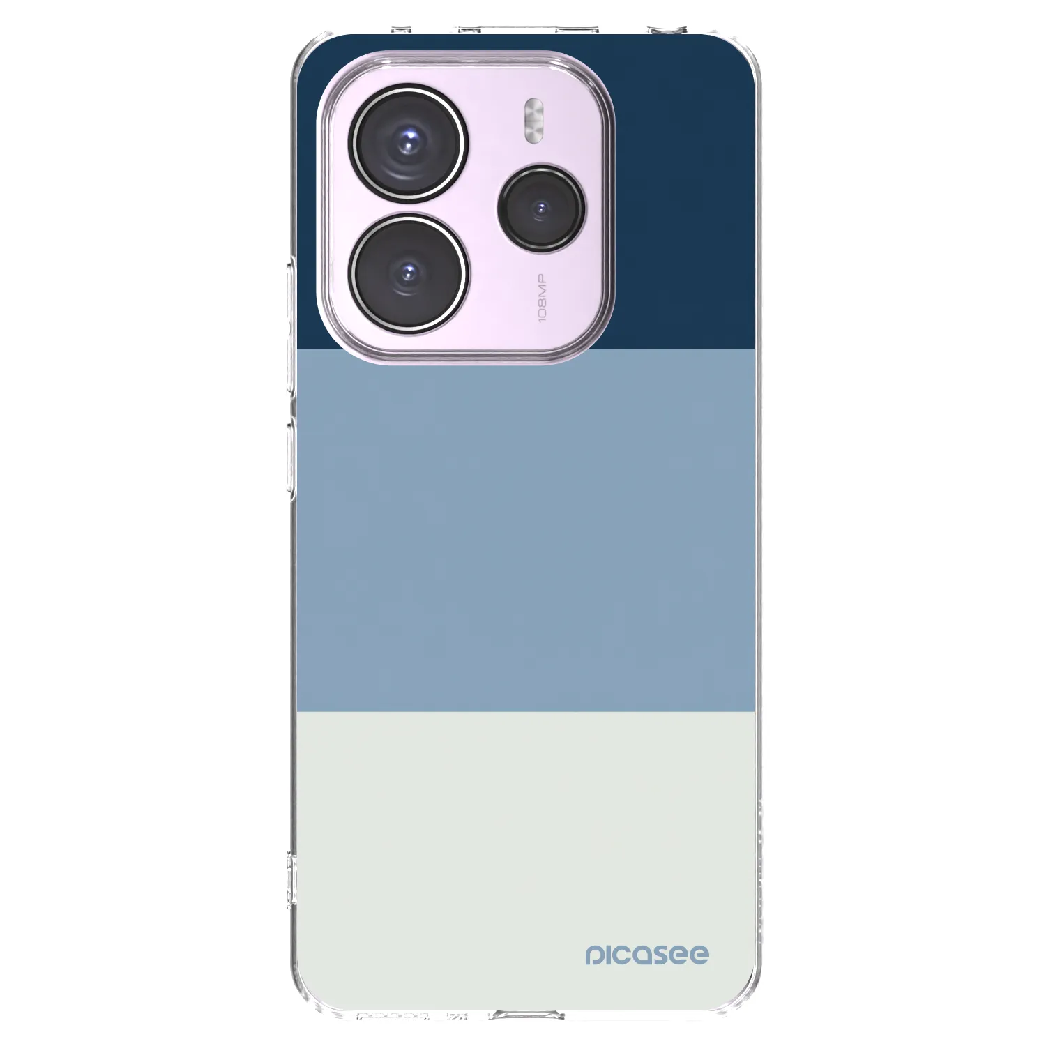 Picasee silikonski prozorni ovitek za Xiaomi Redmi Note 14 5G - Coastal Blue