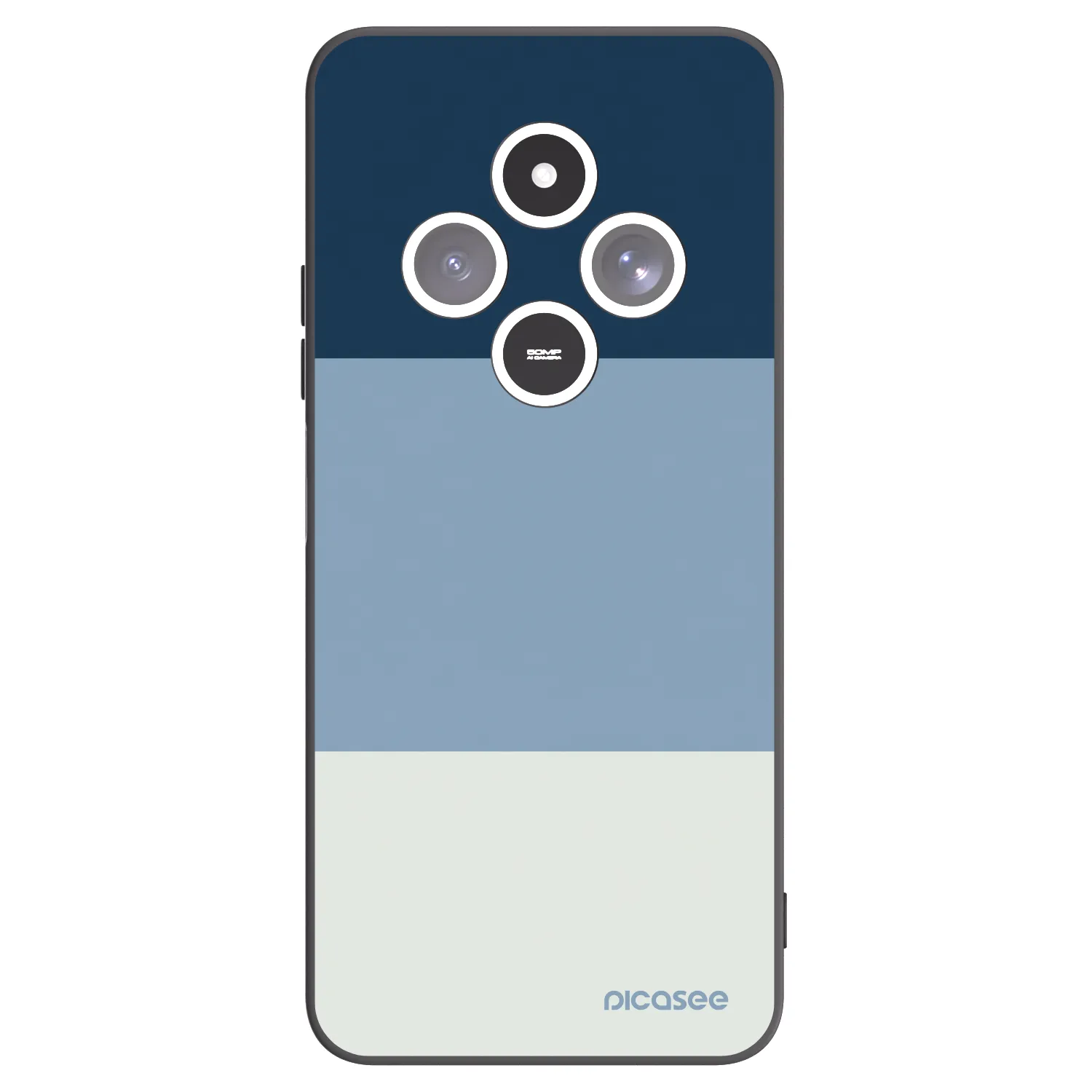 Picasee silikonski črni ovitek za Xiaomi Redmi 14C - Coastal Blue